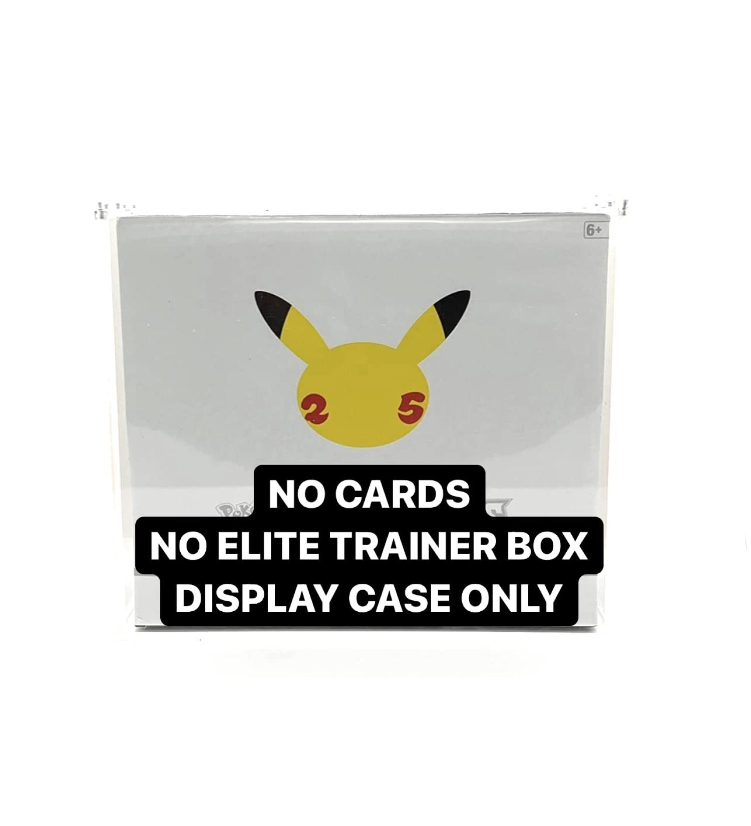 ZOOEYBEAR Premium Acrylic Display Case for Pokemon Elite Trainer Box - Magnetic Lid, Extra Thick - Buy Online on GoSupps.com