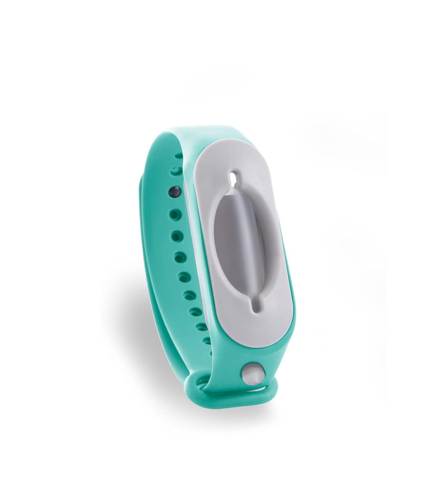 Cleanbrace Hygiene Bracelet (Green) with Refiller - On-The-Go Hand Disinfection - Buy Online on GoSupps.com