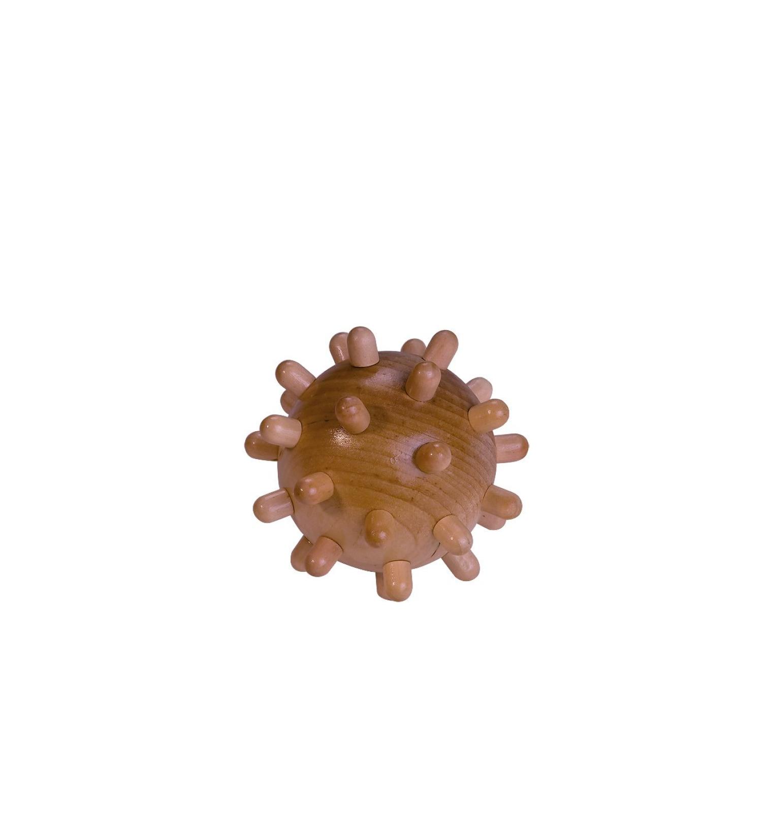Croll & Denecke small wooden massage ball with knobs