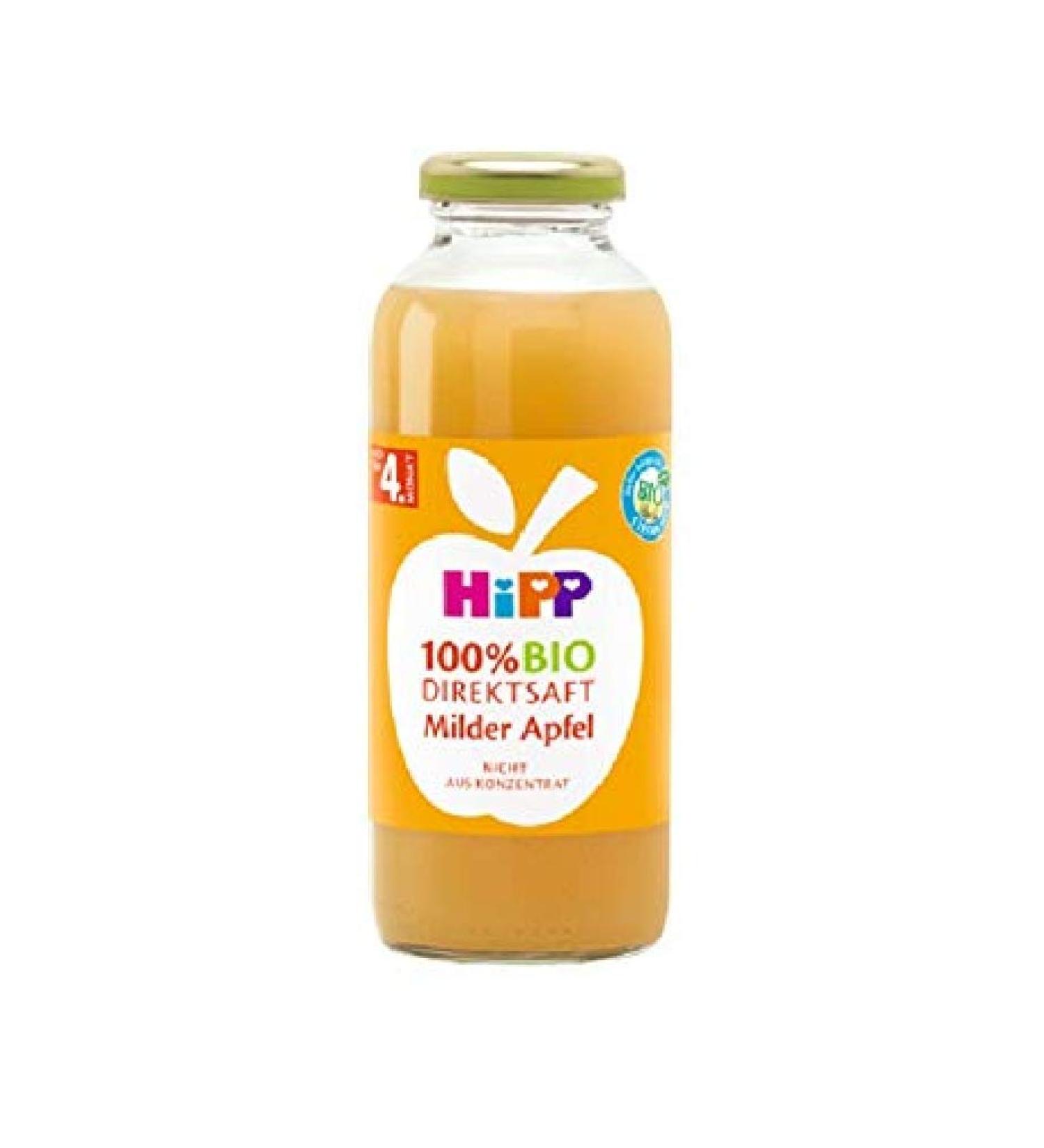 Hipp 100% organic direct juices direct juice mild apple pack of 6 (6 x 330 ml) direct juice mild apple 330 ml (pack of 6)