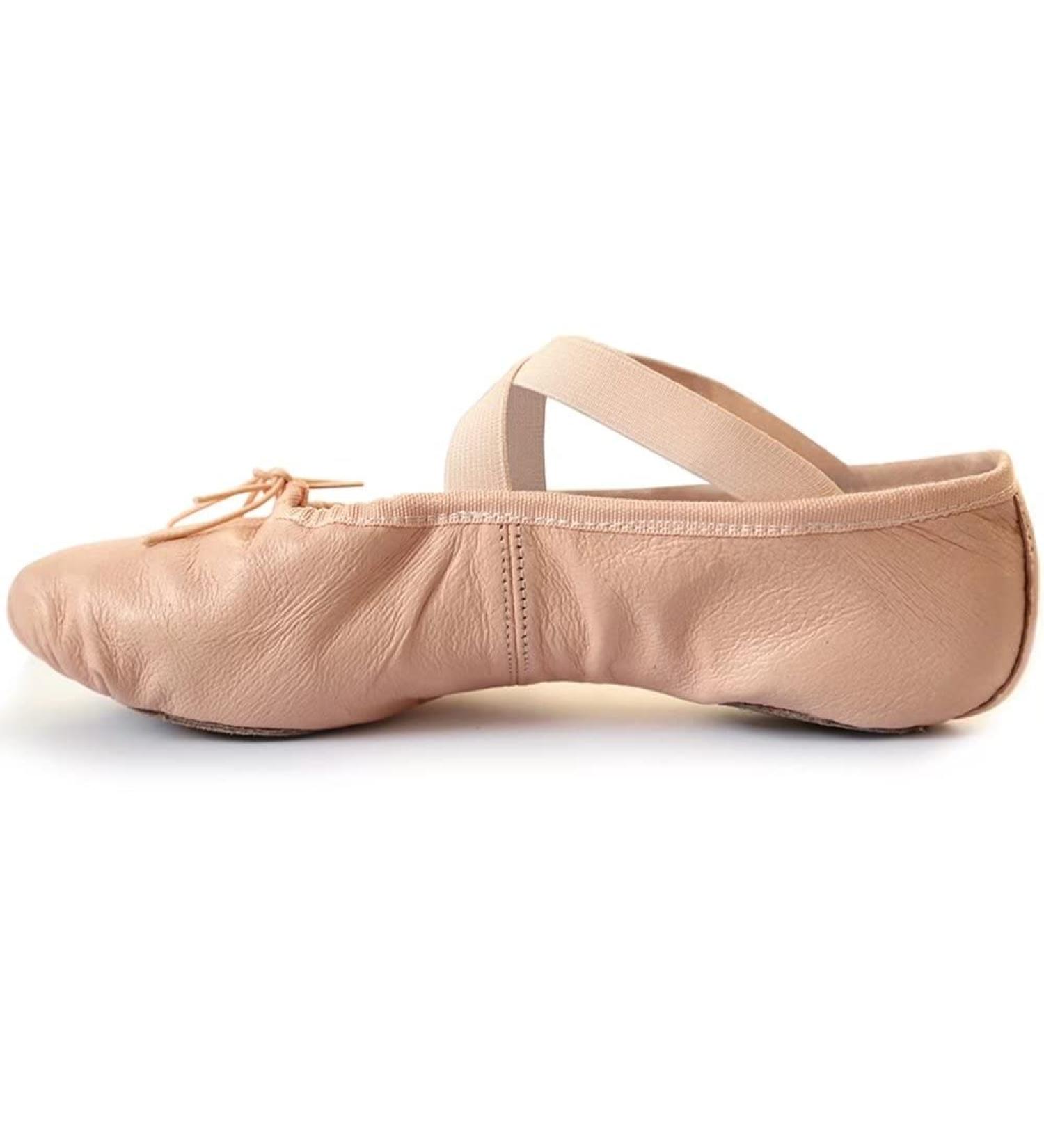 Buy S.Lemon Pink Leather Ballet Shoes for Girls & Women - Shared Sole Microfiber Dance Shoes (EU 28) | International Shipping Available - Buy Online on GoSupps.com