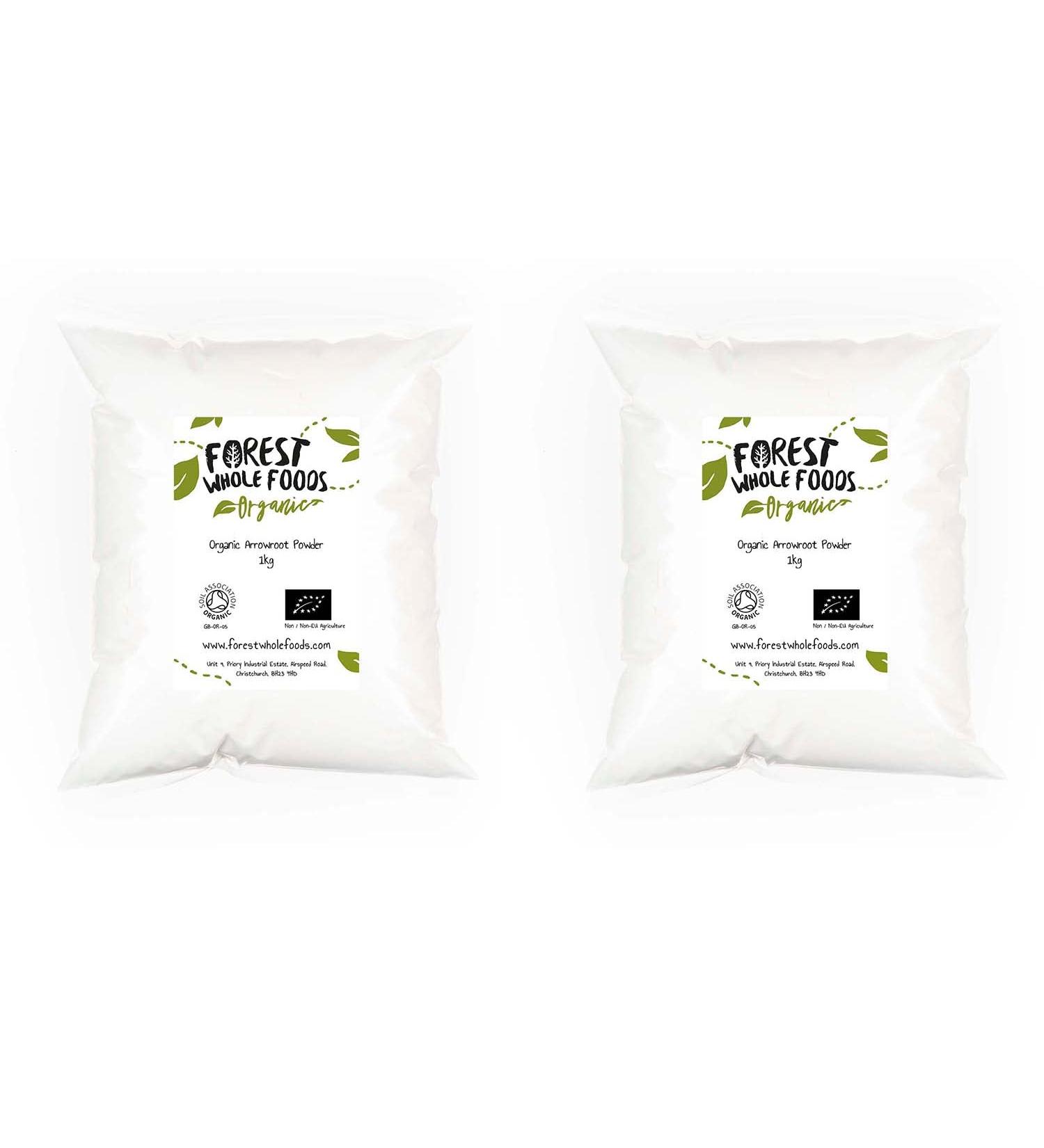 Forest Whole Foods Organic Arrowroot Powder 2kg - Premium Quality - Buy Online on GoSupps.com