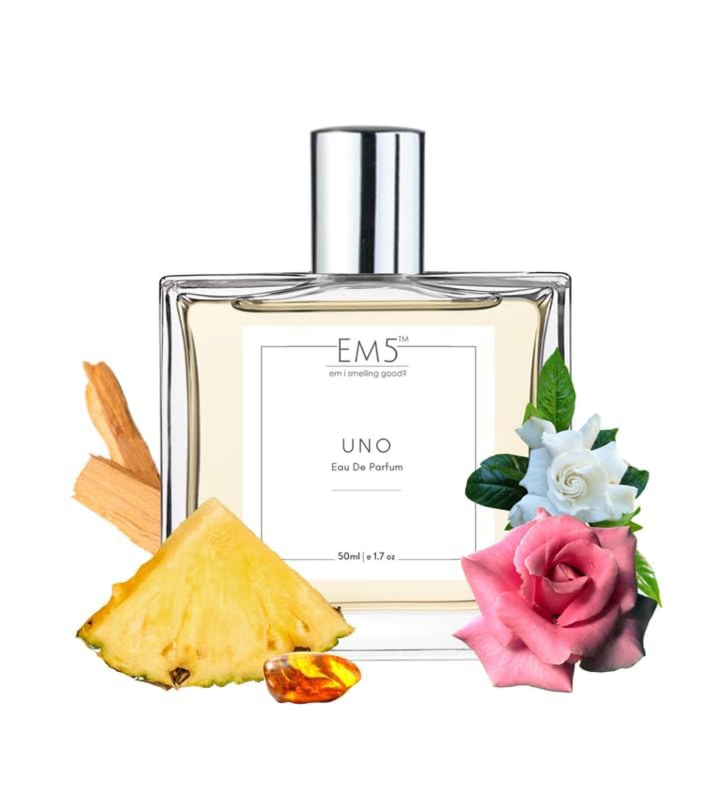 EM5 Uno Unisex Perfume | Citrus Fresh Woody | EDP Spray for Men & Women | Strong and Long Lasting EDP | Luxury Gift for Him/Her - Buy Online on GoSupps.com