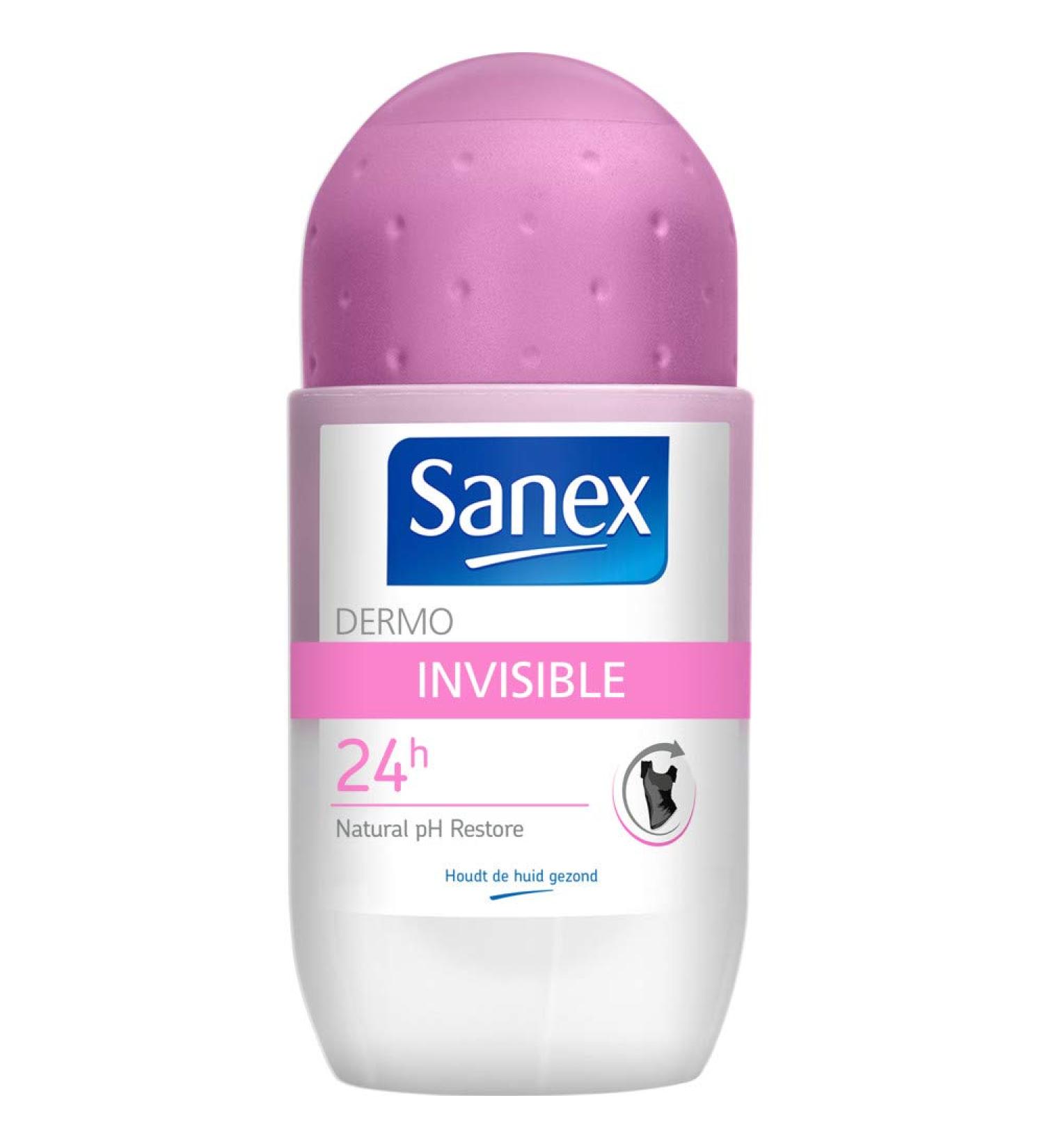 Sanex Dermo Invisible Roller Deodorant 50 ml