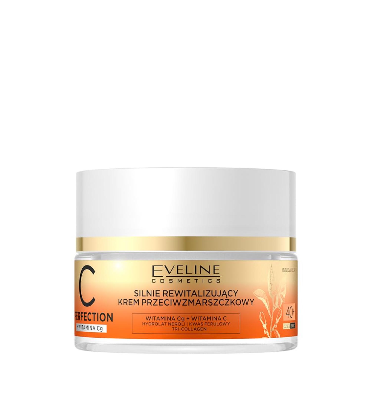  EVELINE COSMETICS Eveline Cosmetics C-Perfection Intensive Anti-Aging Cream 40+ with Ferulic Acid Vitamin C and Tri-Collagen - Buy Online on GoSupps.com