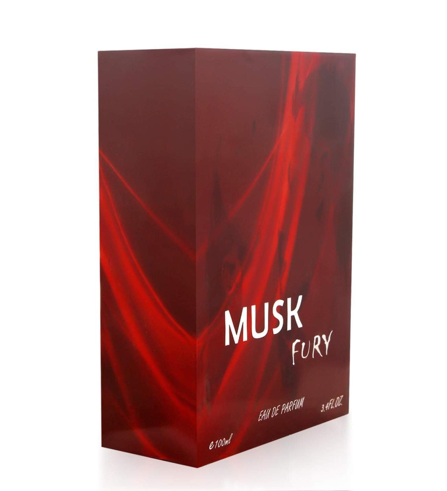 Musk Fury Perfum | Eau De Perfum | Long Lasting Fragrance Perfum | For Men & Women | 100ml - Buy Online on GoSupps.com