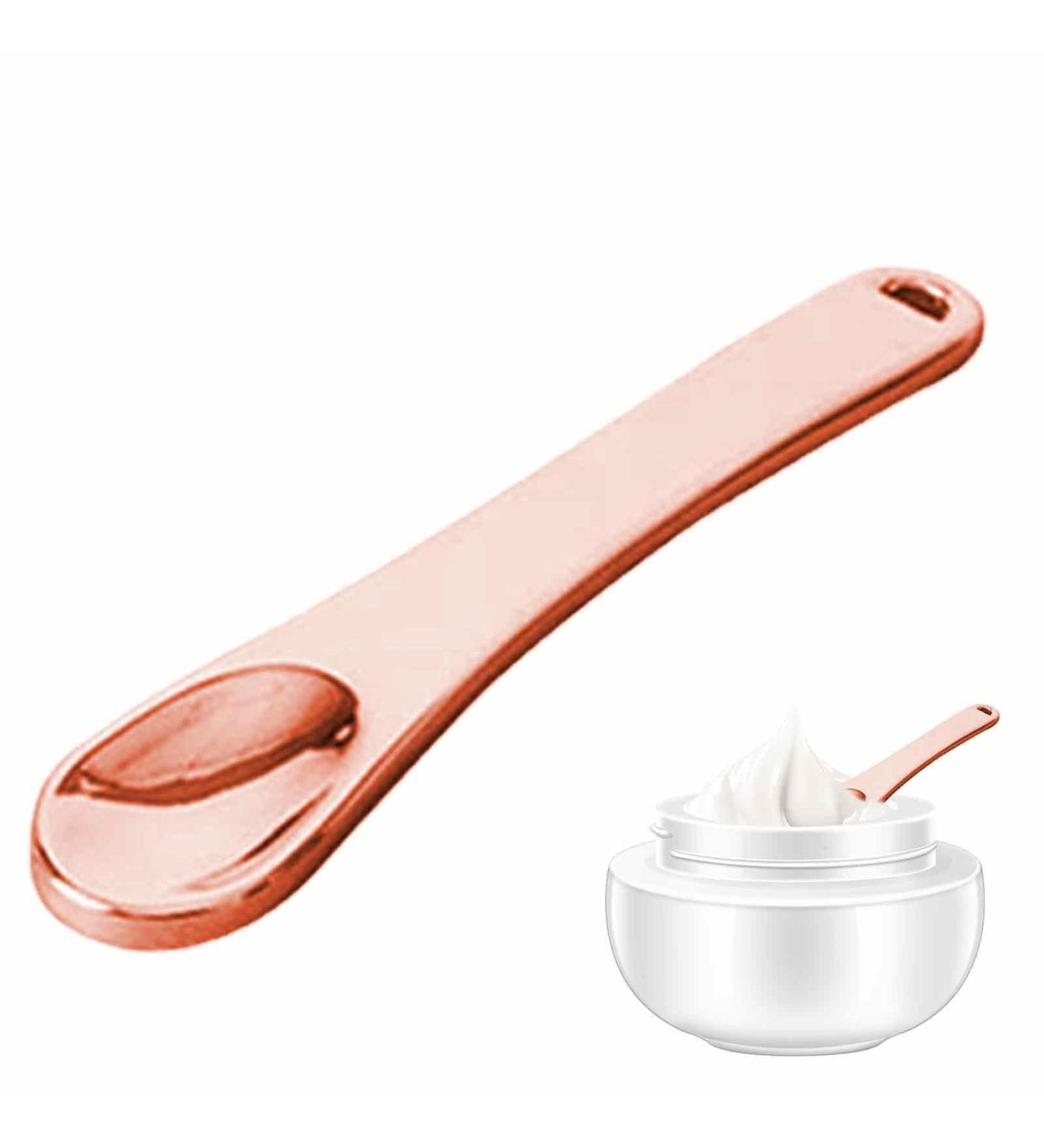 Metal Makeup Spatula Eye Cream Spatula Facial Massage Spatula Sticks | Stainless Steel Makeup Spatula Cosmetic Mixing Spatula Makeup Palette Spatula Metal Makeup Scoop Cosmetic Spatula Tool Rose Gold - Buy Online on GoSupps.com