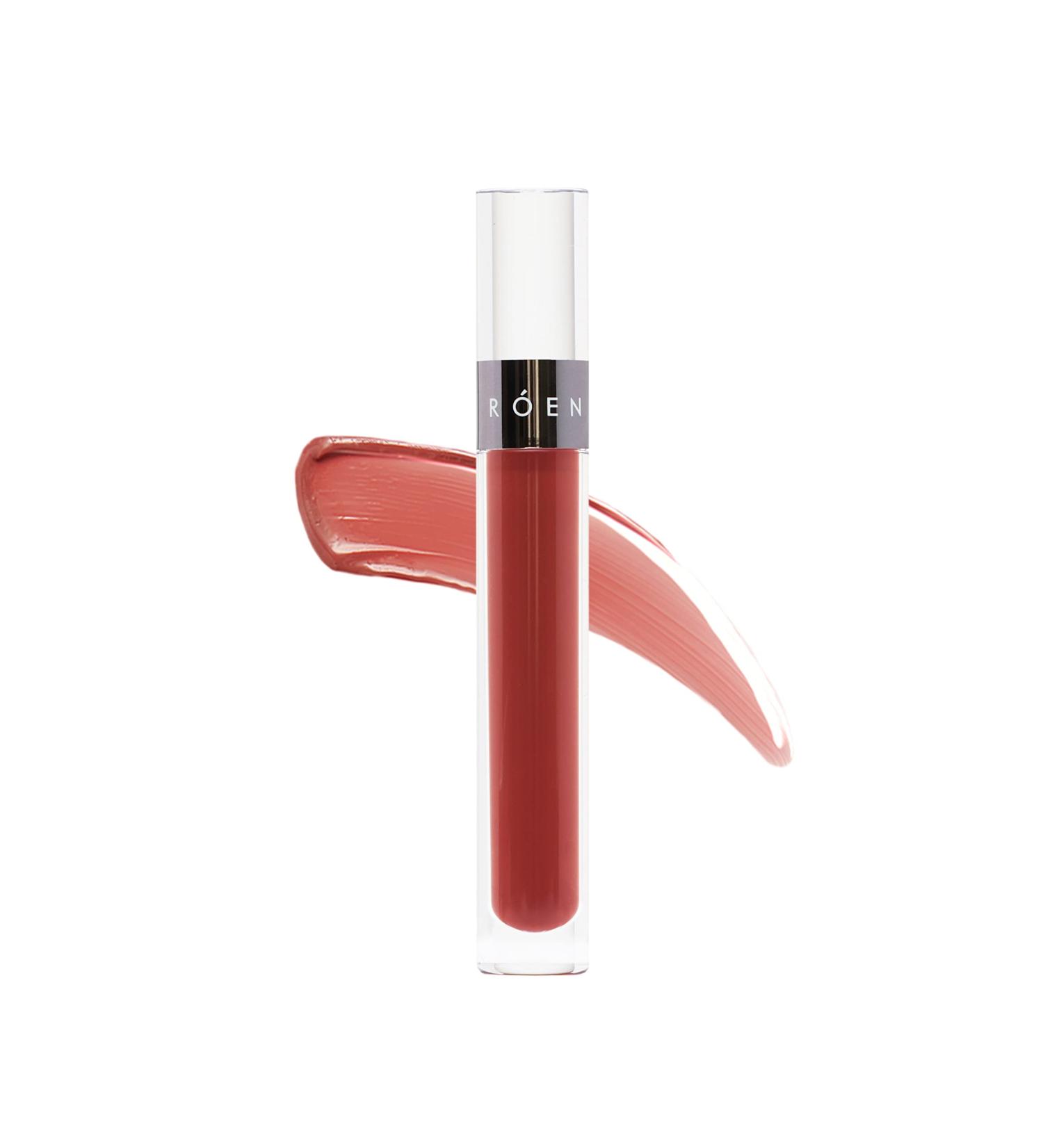 ROEN Natural Kiss My Liquid Lip Balm - Vegan & Cruelty-Free Makeup in Charlie Dusty Rose - Buy Online on GoSupps.com