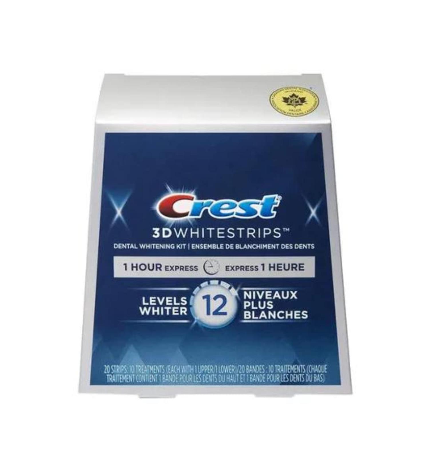 Crest 3D White 1Hour Express Whitestrips 10sachet - Buy Online on GoSupps.com