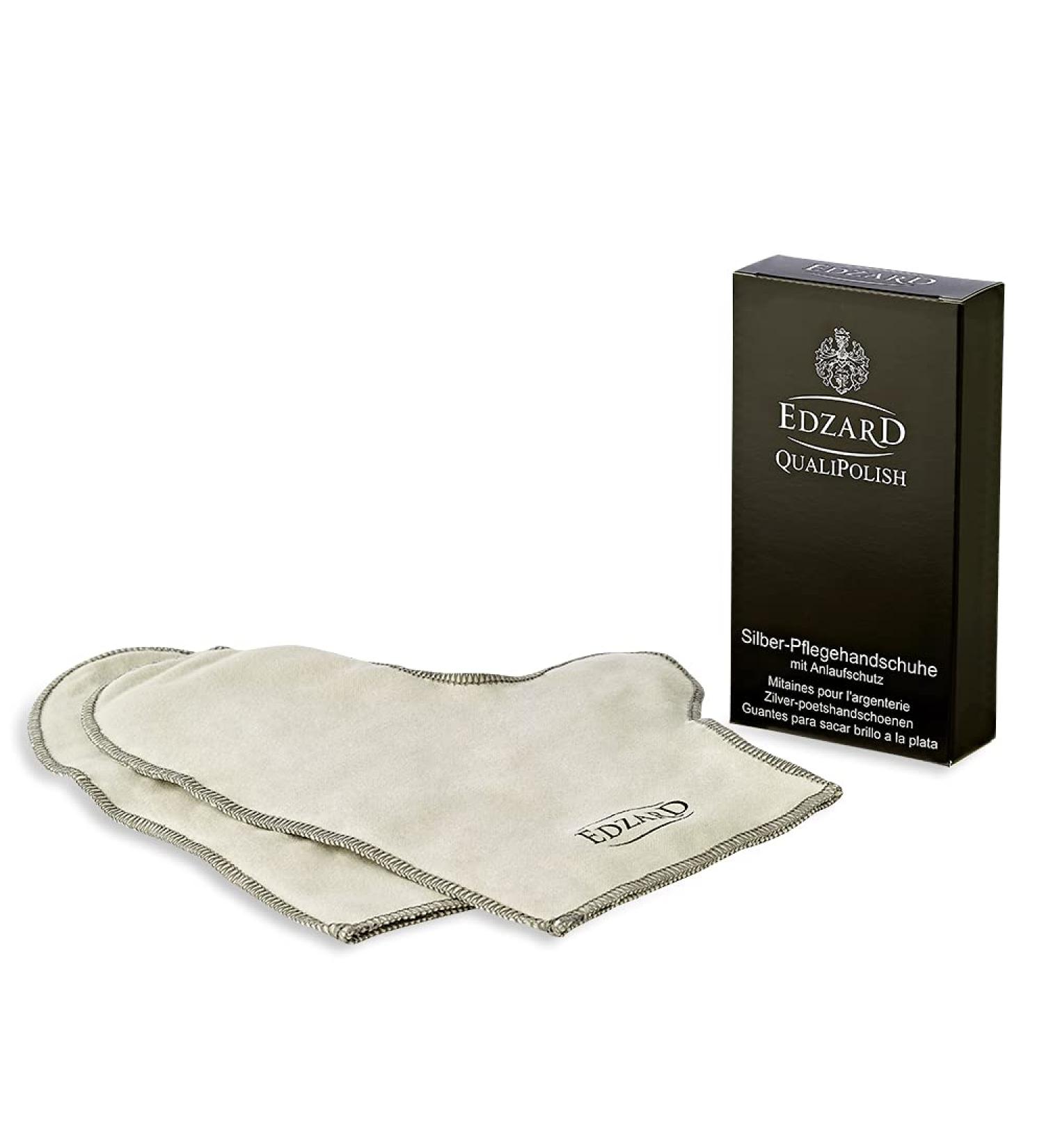 Edzard Qualipolish Silver Cleaner for Jewelry Coins & Cutlery - Premium Polish for Brass Silver & Gold | Optimal Care & Shine - Buy Online on GoSupps.com