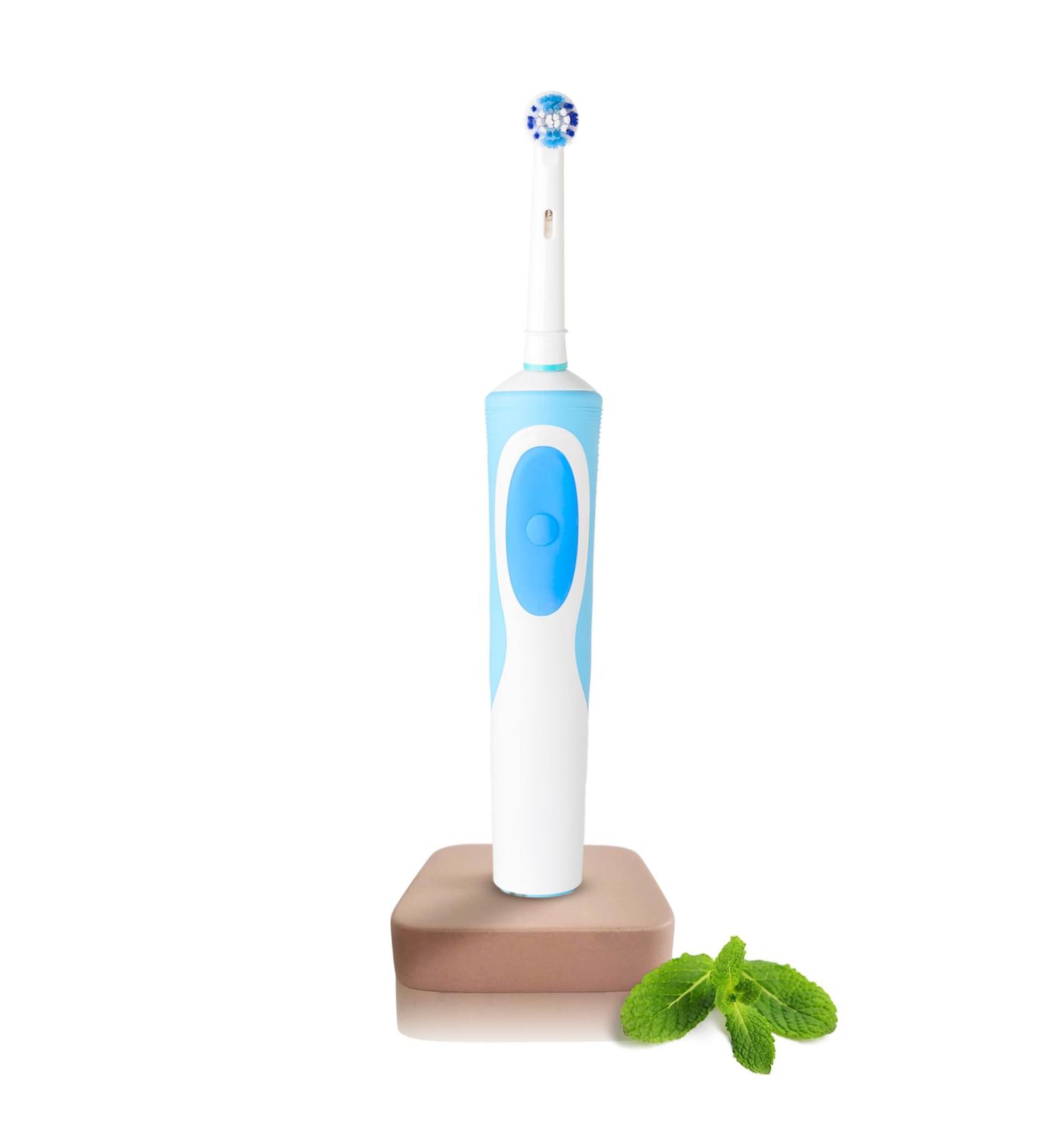Dabblu Modern Toothbrush Holder for Oral B - Elegant Ros Concrete Design with Anti-Slip Pads for Your Bathroom - Buy Online on GoSupps.com