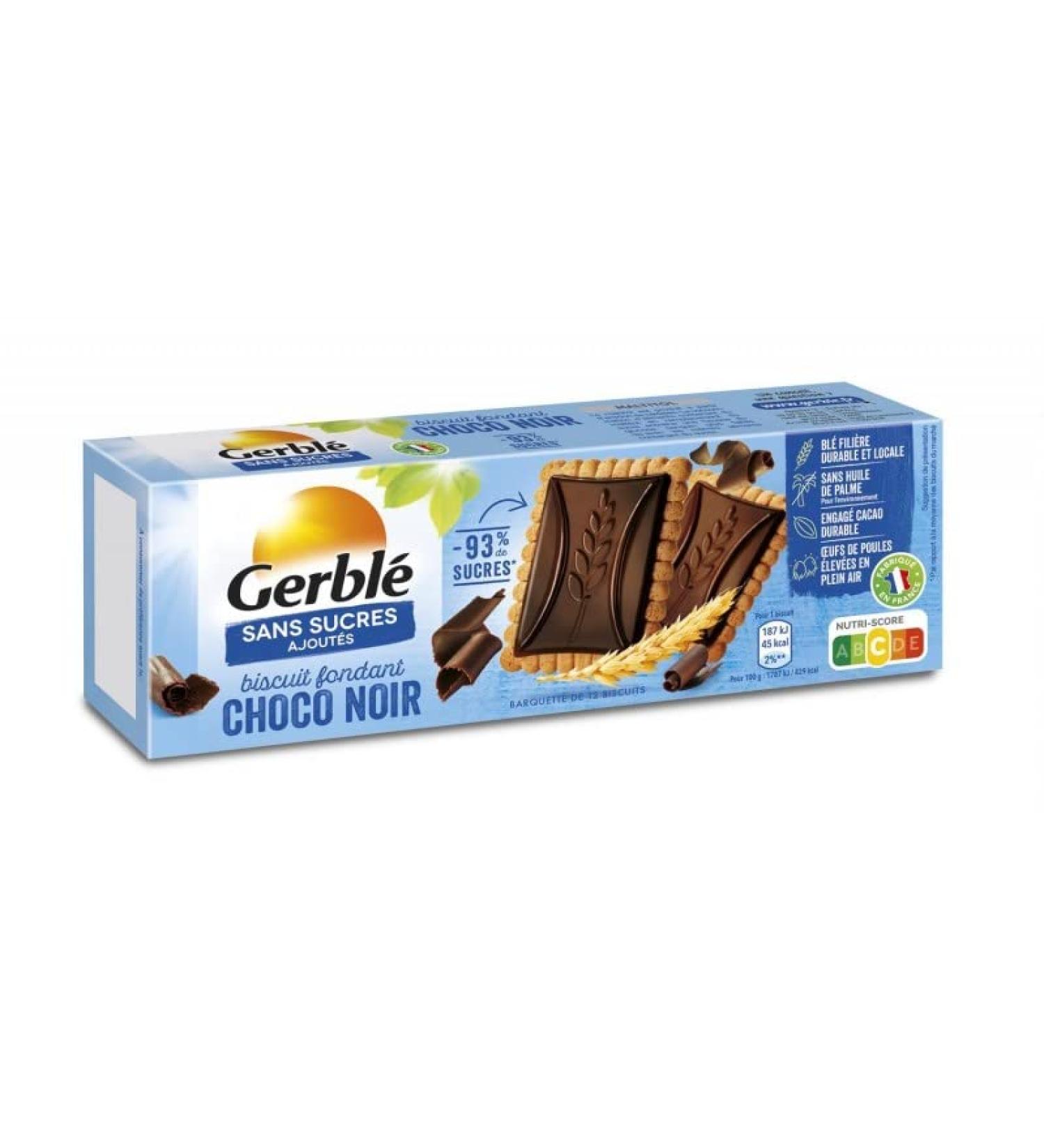  Epicerie sal e Gerble - Light Chocolate Fondant 12 Biscuits 126 g - Pack of 3 - Buy Online on GoSupps.com