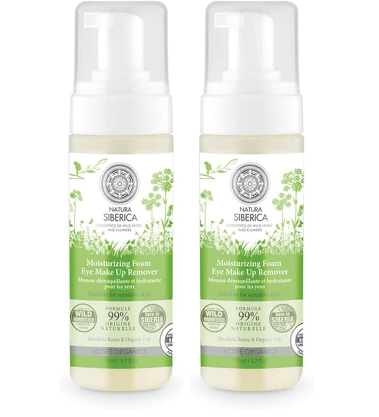 Natura Siberica D maquillant Yeux Mousse Hydratante NS 170 ml (Lot de 2)