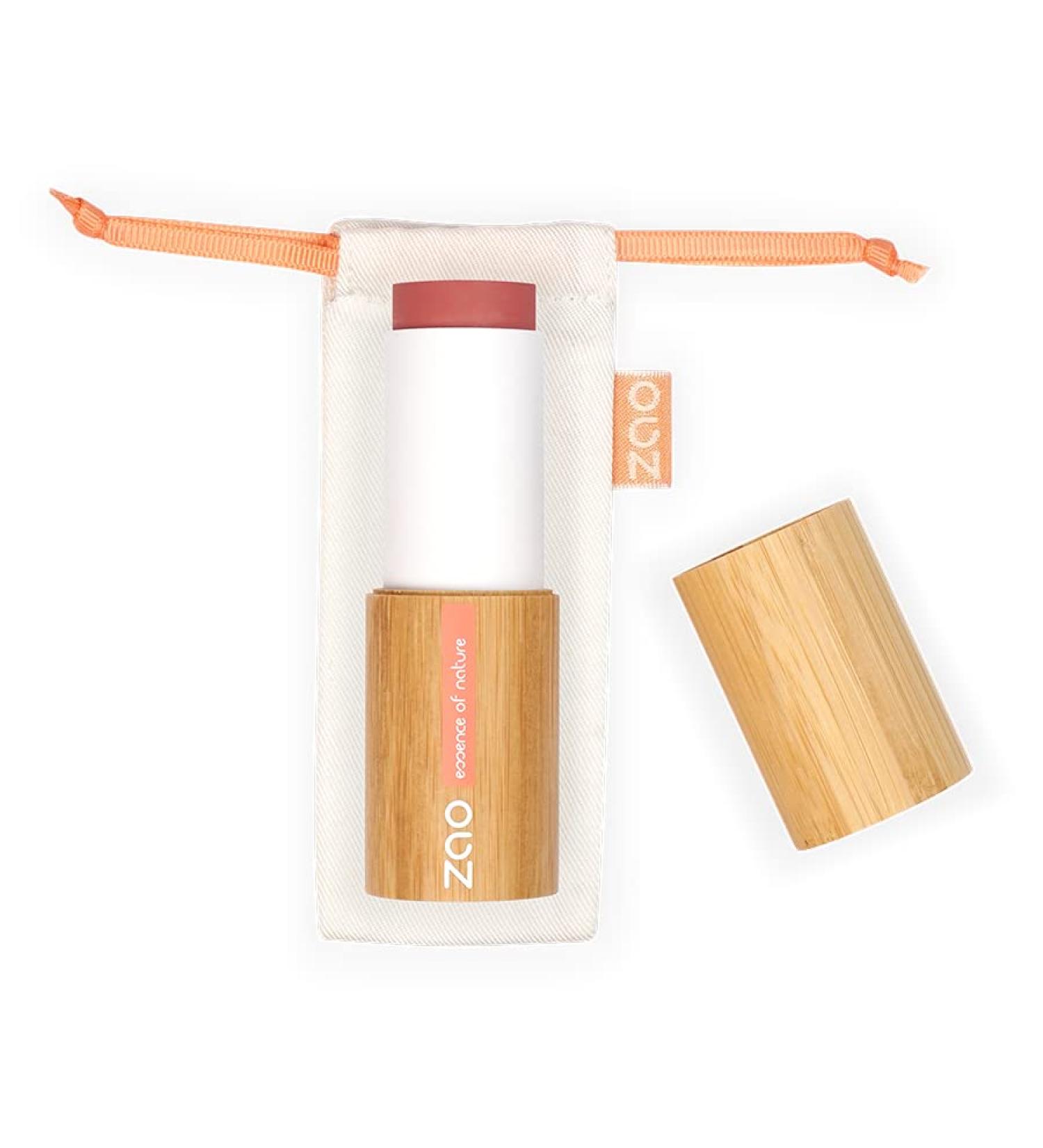 ZAO - Blush Stick - RECHARGEABLE - 842 Poppy Rose - ORGANIC VEGAN - Buy Online on GoSupps.com