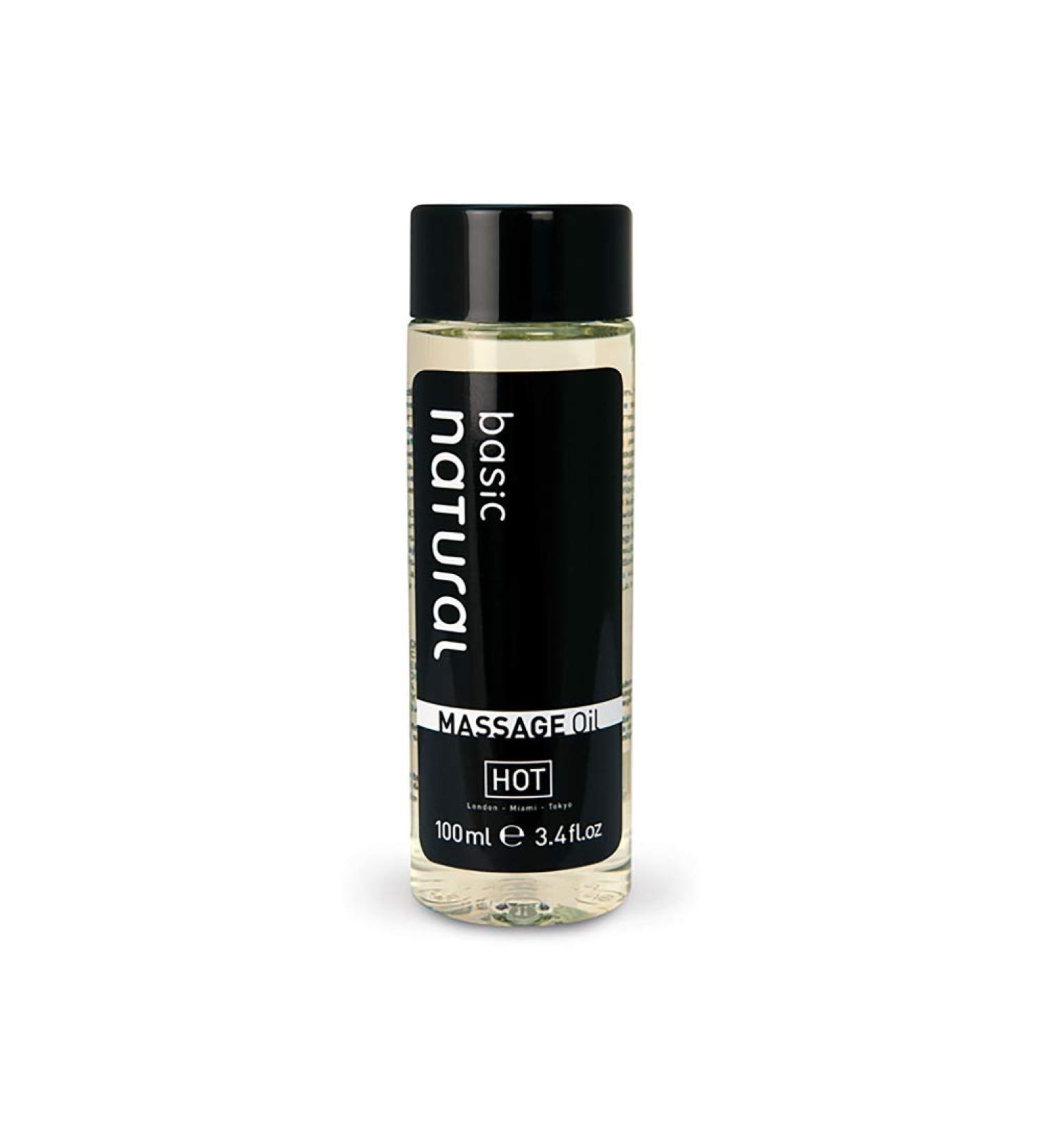 HOT massage oil natural erotic partner massage oil for a pleasant skin feeling. natural 100 ml (1 pack)