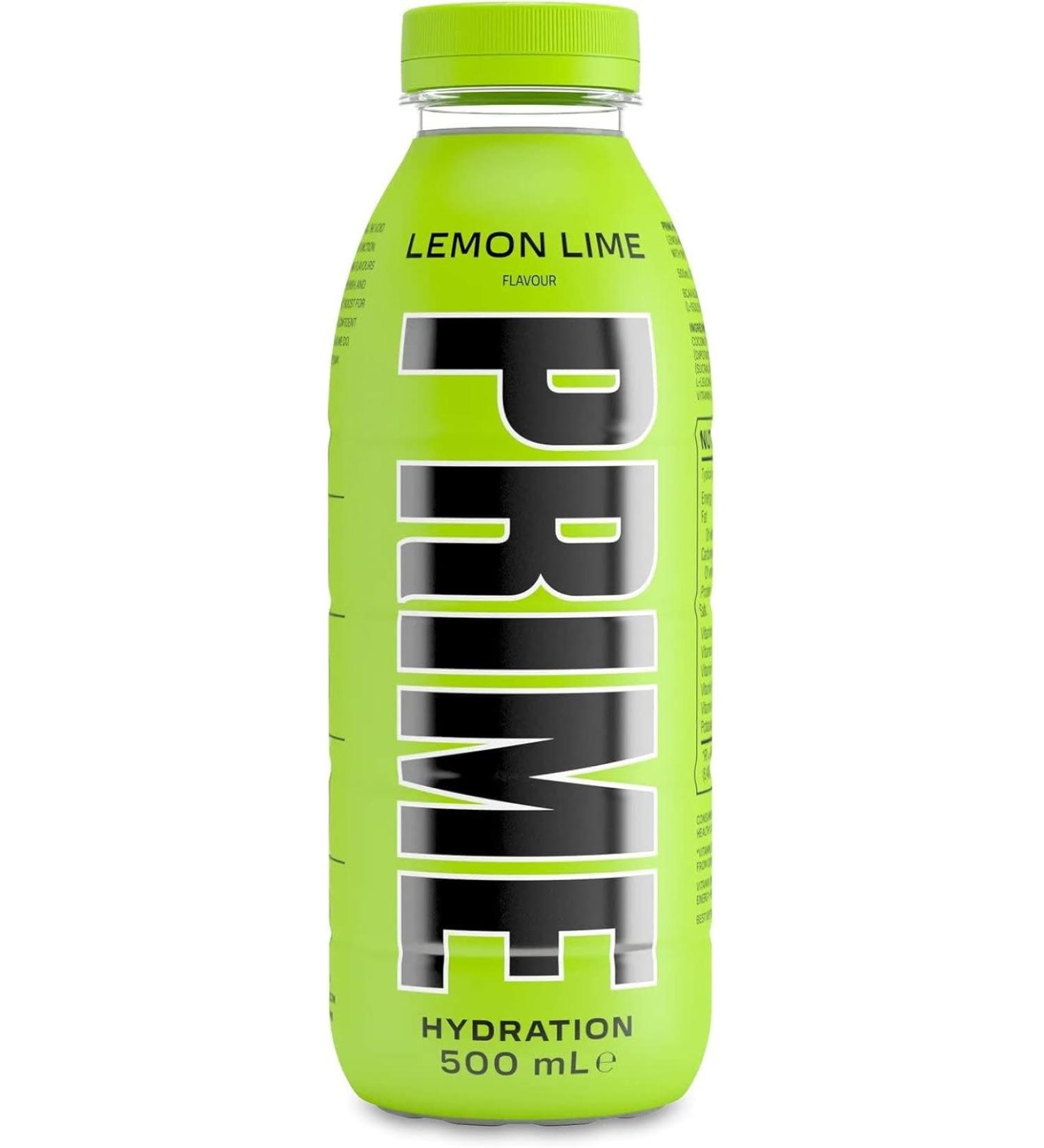MM Logan Paul X KSI Prime Hydration Drink Lemon Lime 500ml Flavour