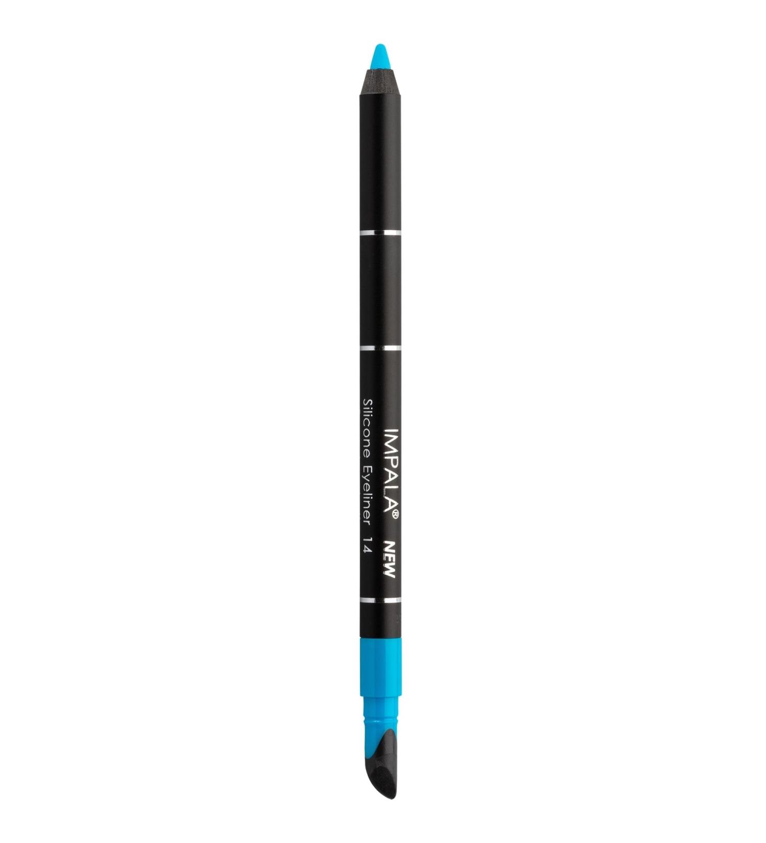 IMPALA Waterproof Eyeliner | Silicone Matte Light Blue No. 14 | Creamy Texture | Long-Lasting & Water-Resistant - Buy Online on GoSupps.com