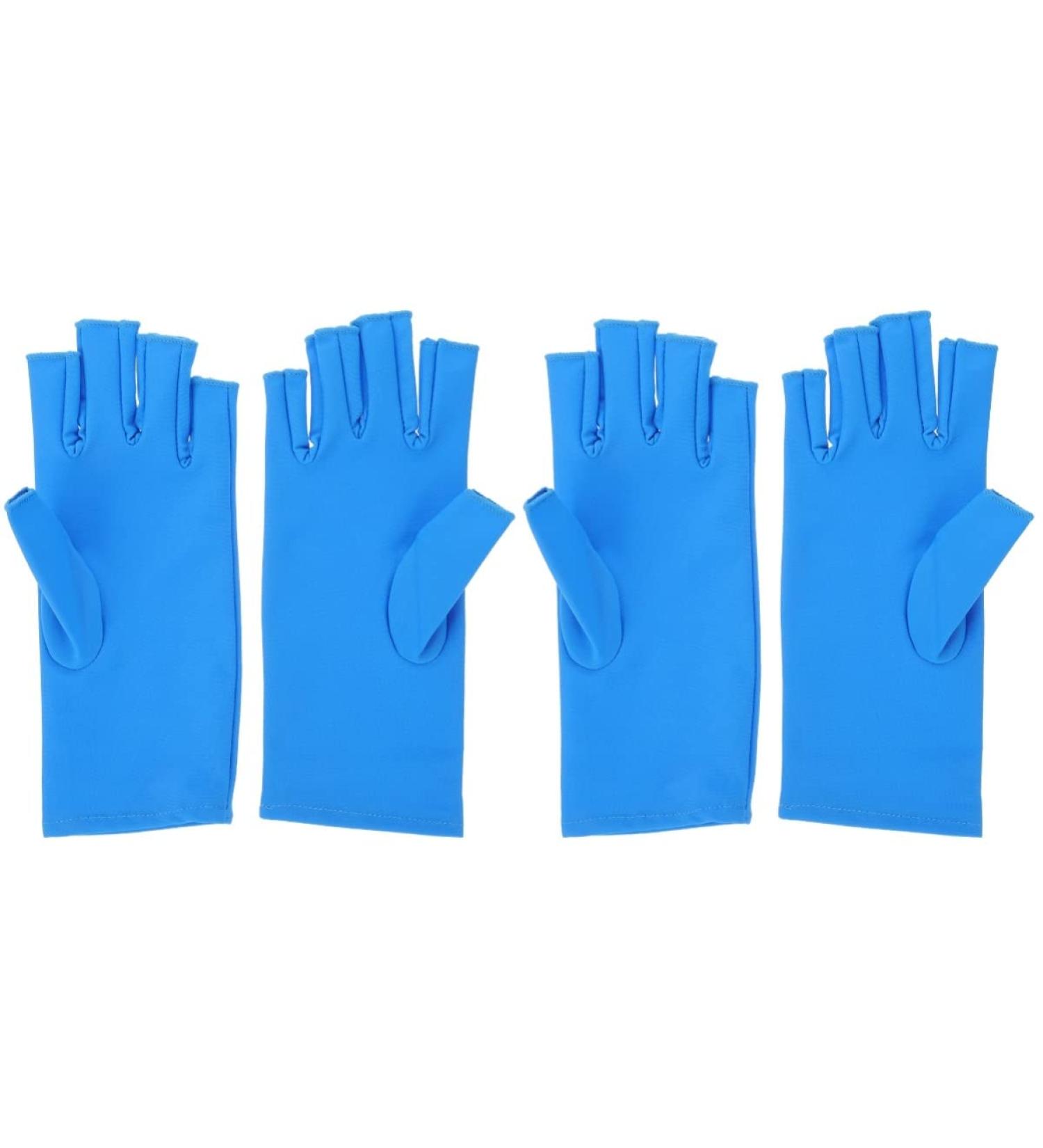 Beaupretty 2 Pairs Nail Gloves Glove for Nail Dryer Uv Fingerless Gloves Nail Fingerless Gloves Gloves Sun Gloves Uv Gel Uv-resistant Manicure Gloves Elastic Spandex Hand Cover Care - Buy Online on GoSupps.com