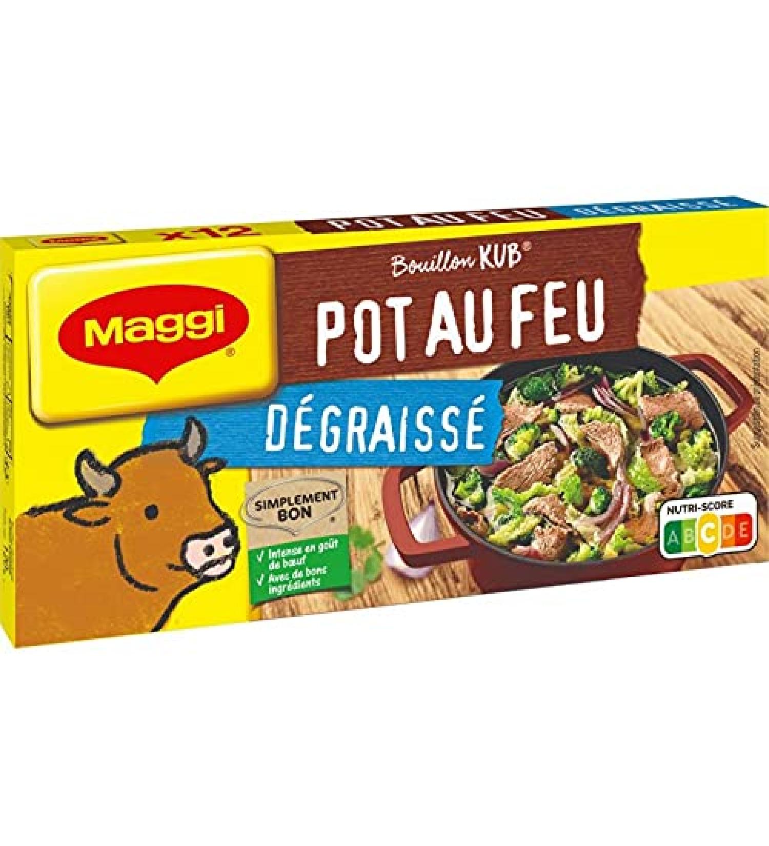 Maggi Bouillon kub pot-au-feu defatted - 12 tablets