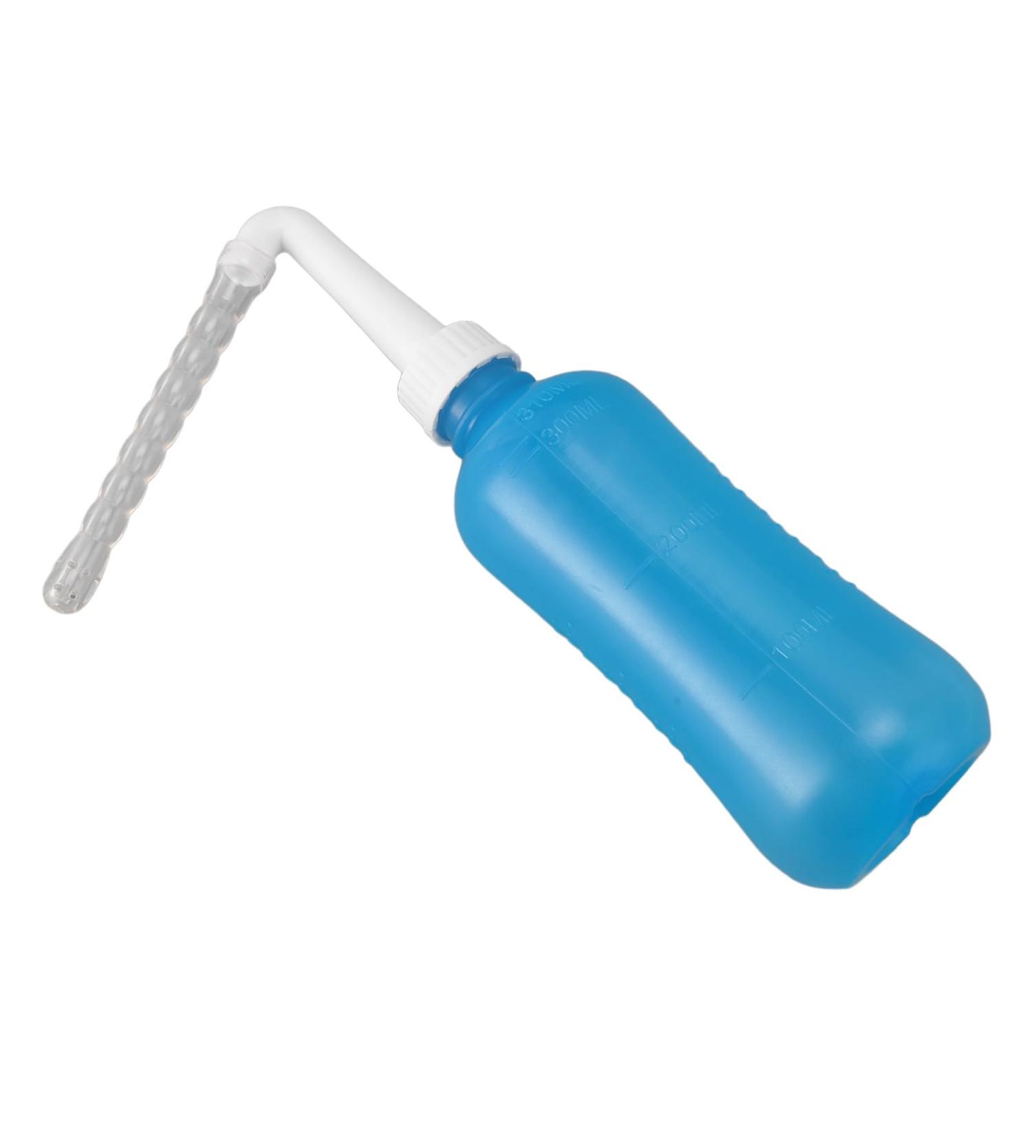 Neti Pot - Efficient Nasal Irrigation Bottle (310ML Blue) for Adults | Comfortable Saline Solution for Easy Use - International Shipping Available - Buy Online on GoSupps.com