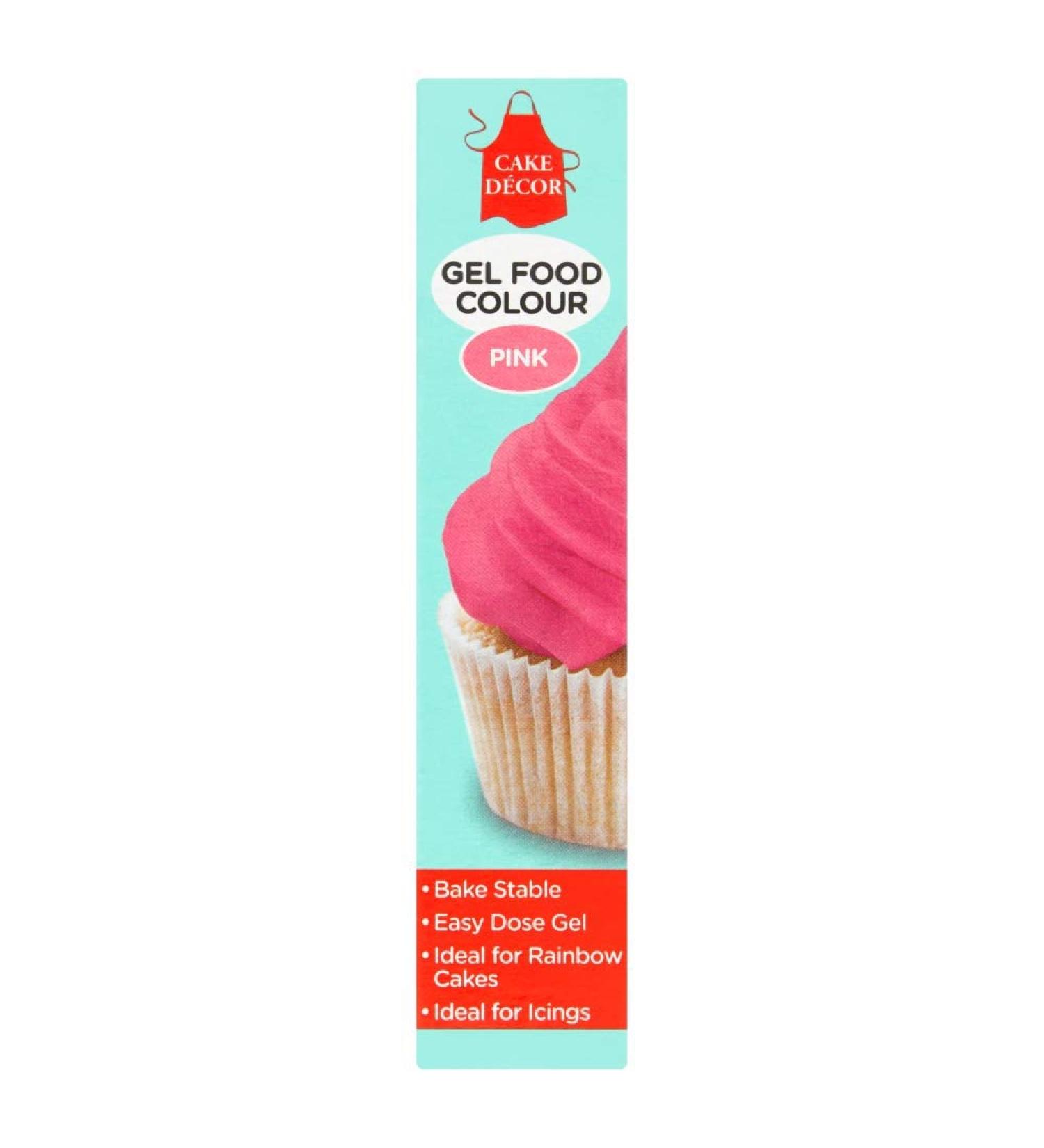 Cake D cor Pink Gel Food Colour 19 g - Buy Online on GoSupps.com