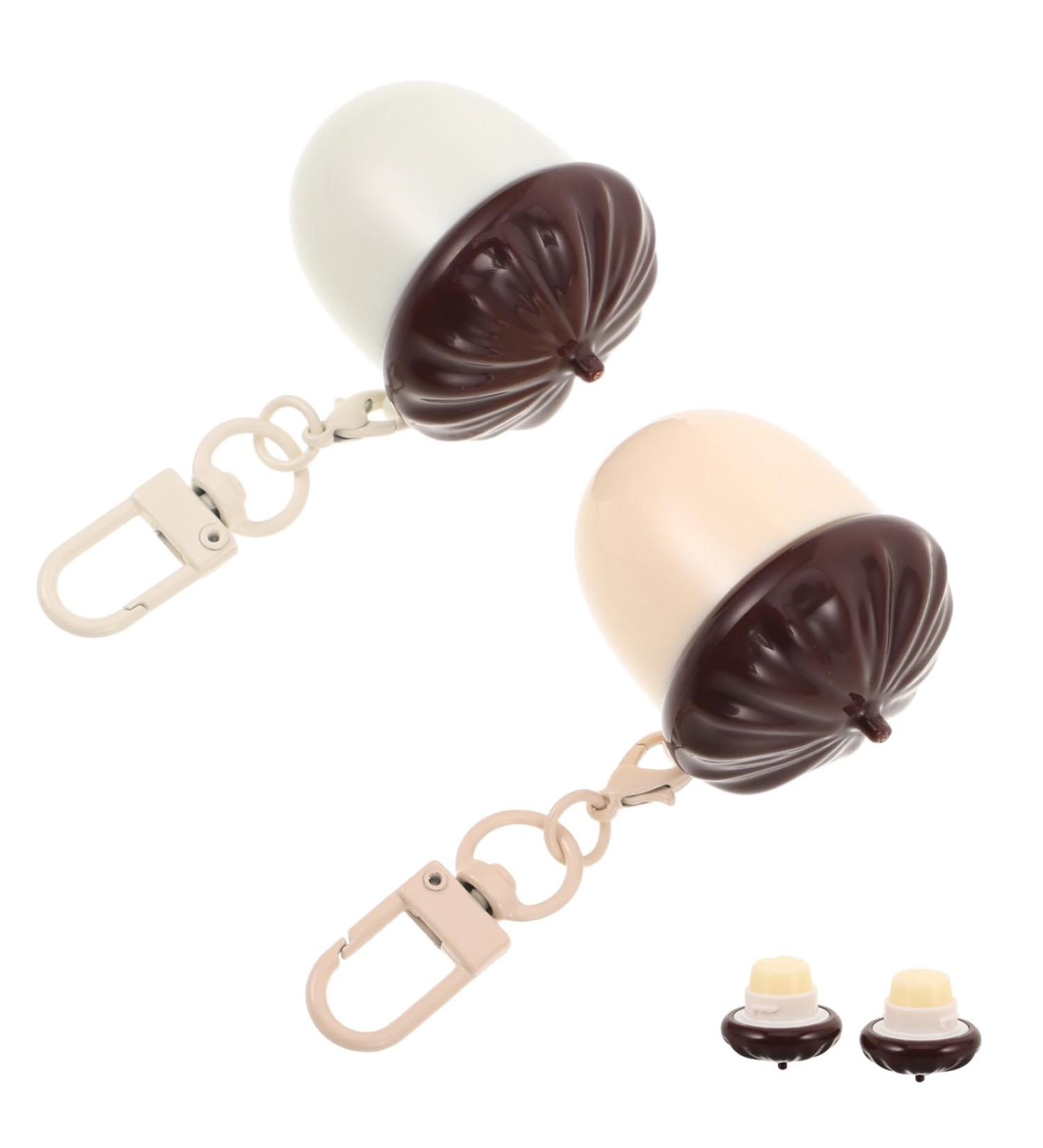  SMASOLO SMASOLO 2-Piece Hydrating Lip Balm for Girls Cute Chestnut Shape Oily Care for Sensitive Skin Compact Portable School Daily Use - Buy Online on GoSupps.com