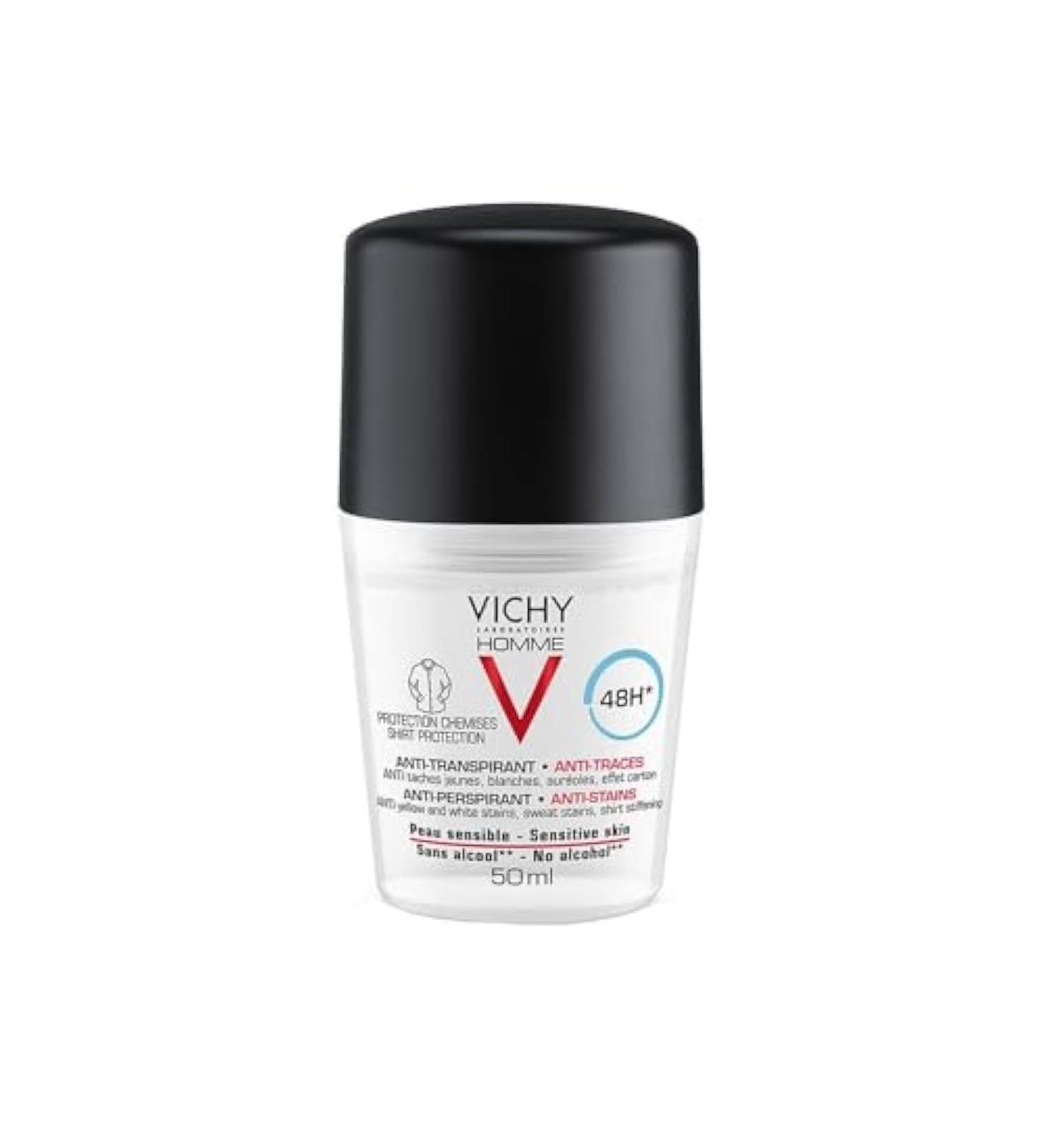 Vichy Mineral Deodorant for Men Roll On - Buy Online on GoSupps.com