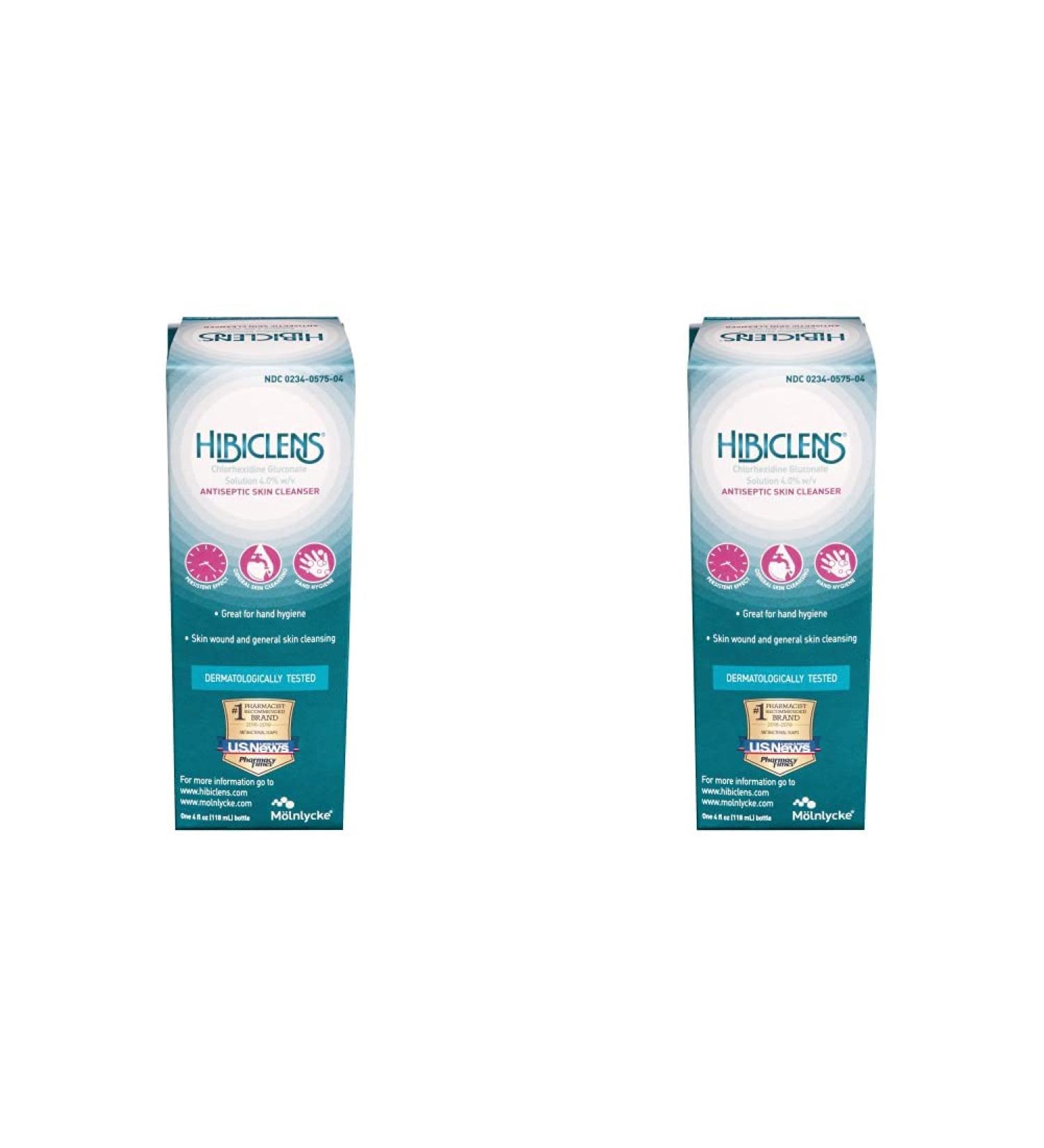 Hibiclens Antimicrobial Soap 4 oz (Pack of 2) - 4% CHG for Home and Hospital Use - Buy Online on GoSupps.com
