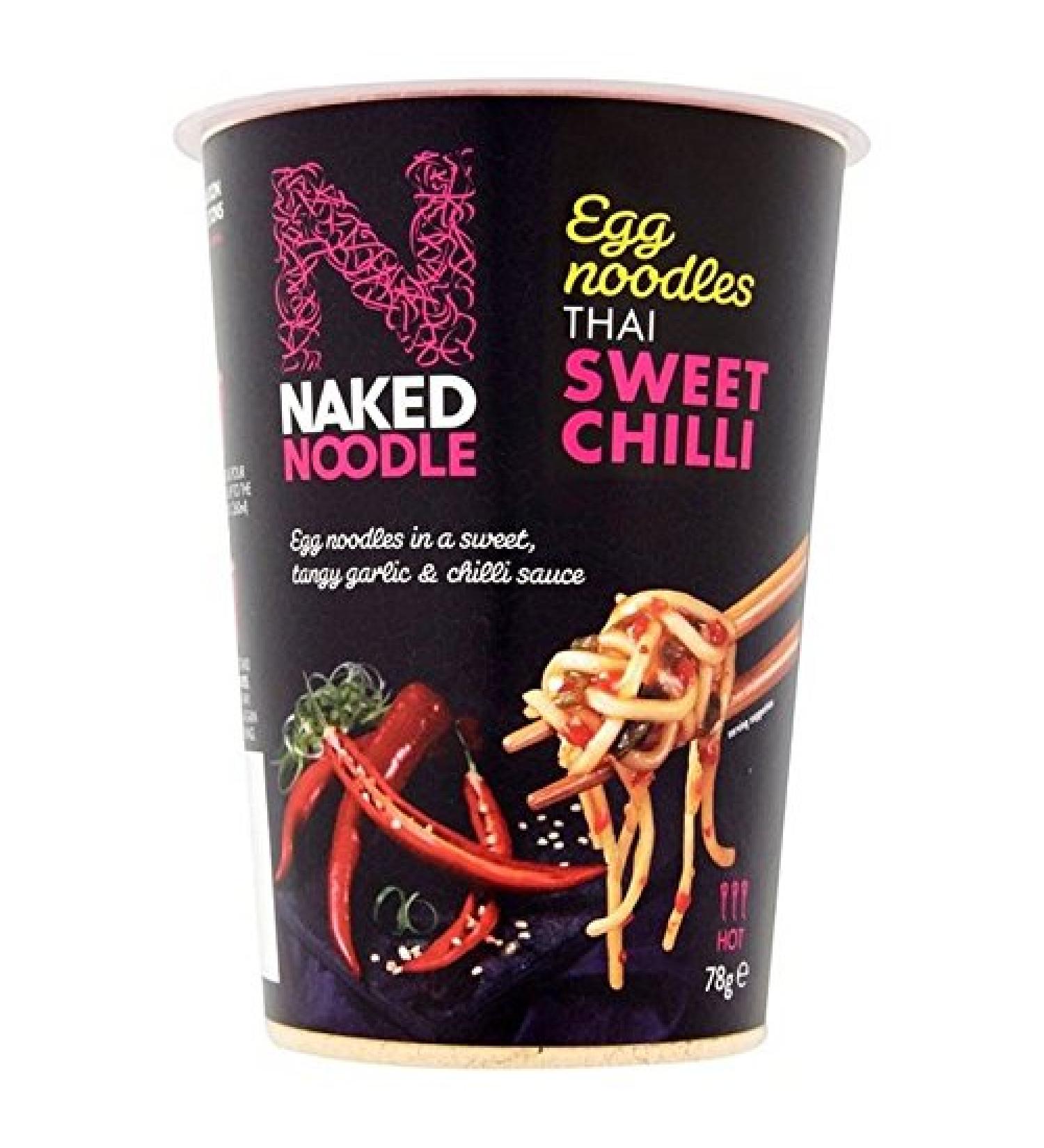 Nakd Pot of Soft Chilli Noodle Nude Snack 78 g (Pack of 2)