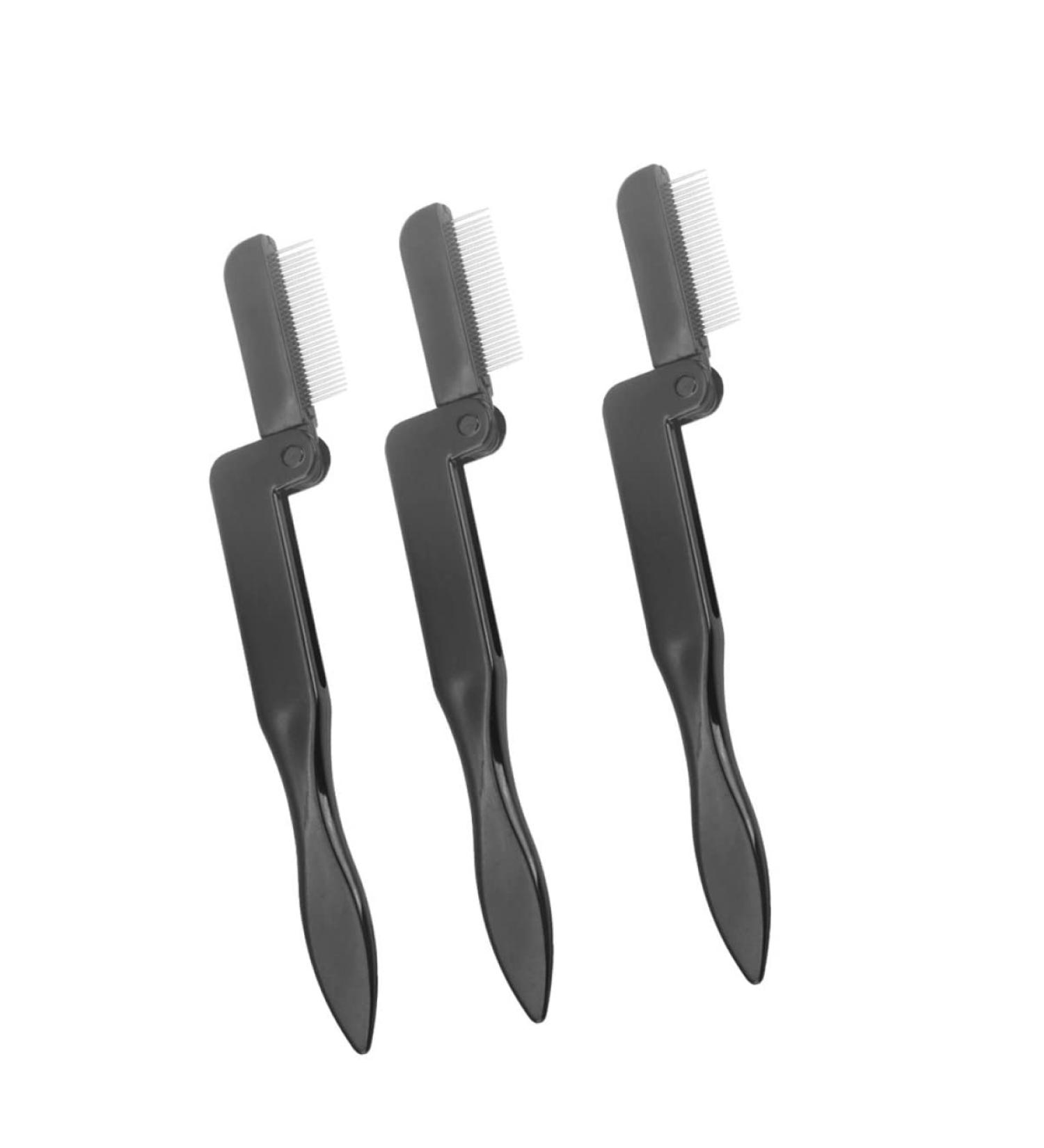 FRCOLOR Foldable Brush Steel Combs Practical Tools Teeth Women Separator Eyebrow Protable and Up Travel Folding Lash Define Grooming Shaping Beauty Portable Girl Multifunctional Eyelashes - Buy Online on GoSupps.com