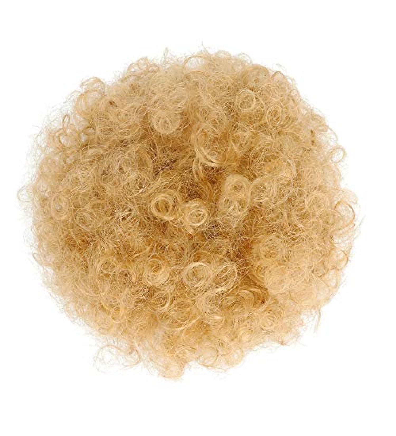 Buy Puff Afro Curly Wig Ponytail - Short Kinky Drawstring Clip-In Bun | Synthetic Hair Q9 27 - International Shipping - Buy Online on GoSupps.com
