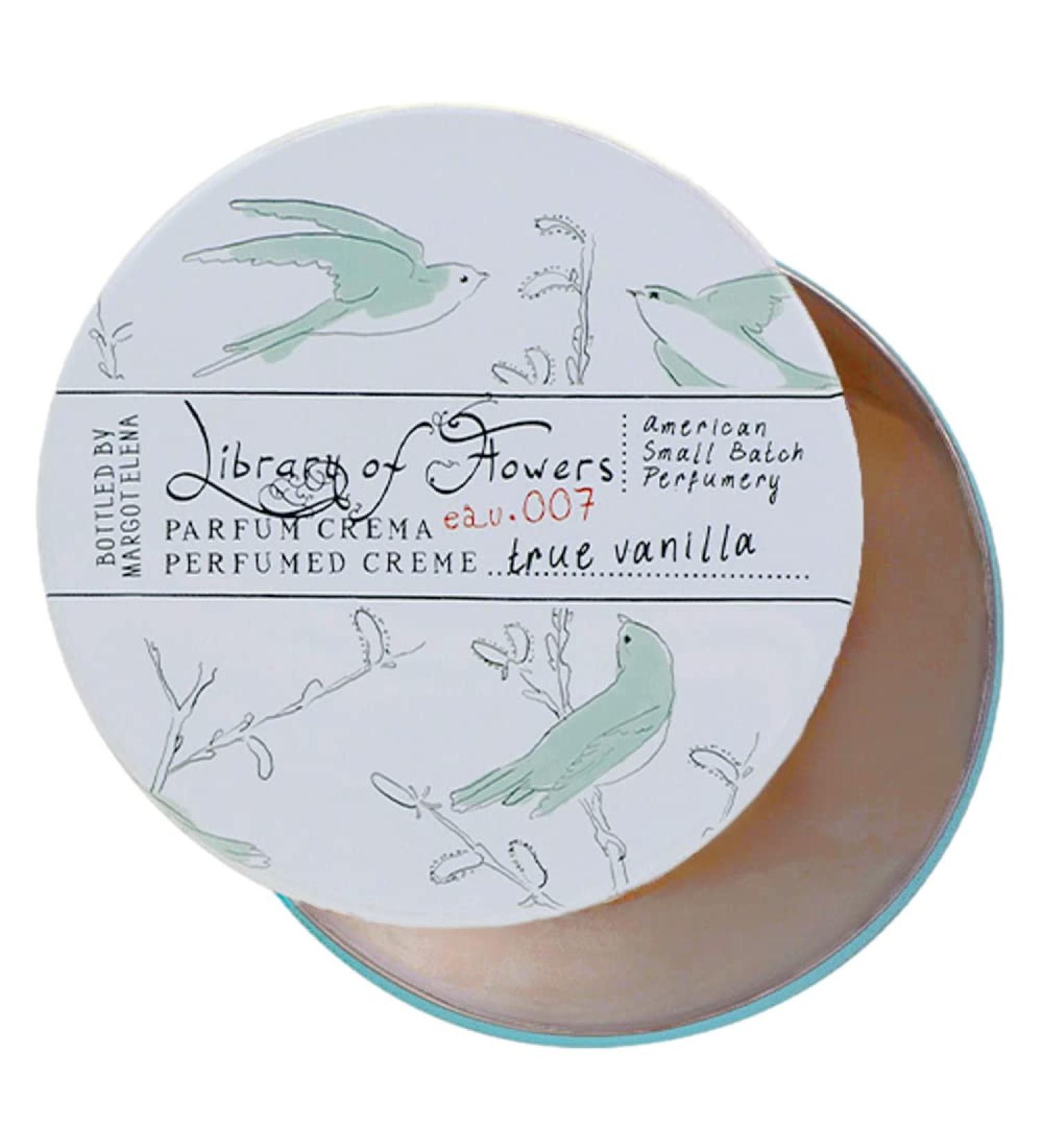 Library of Flowers Parfum Creme | 2.5 oz / 70.8 g True Vanilla