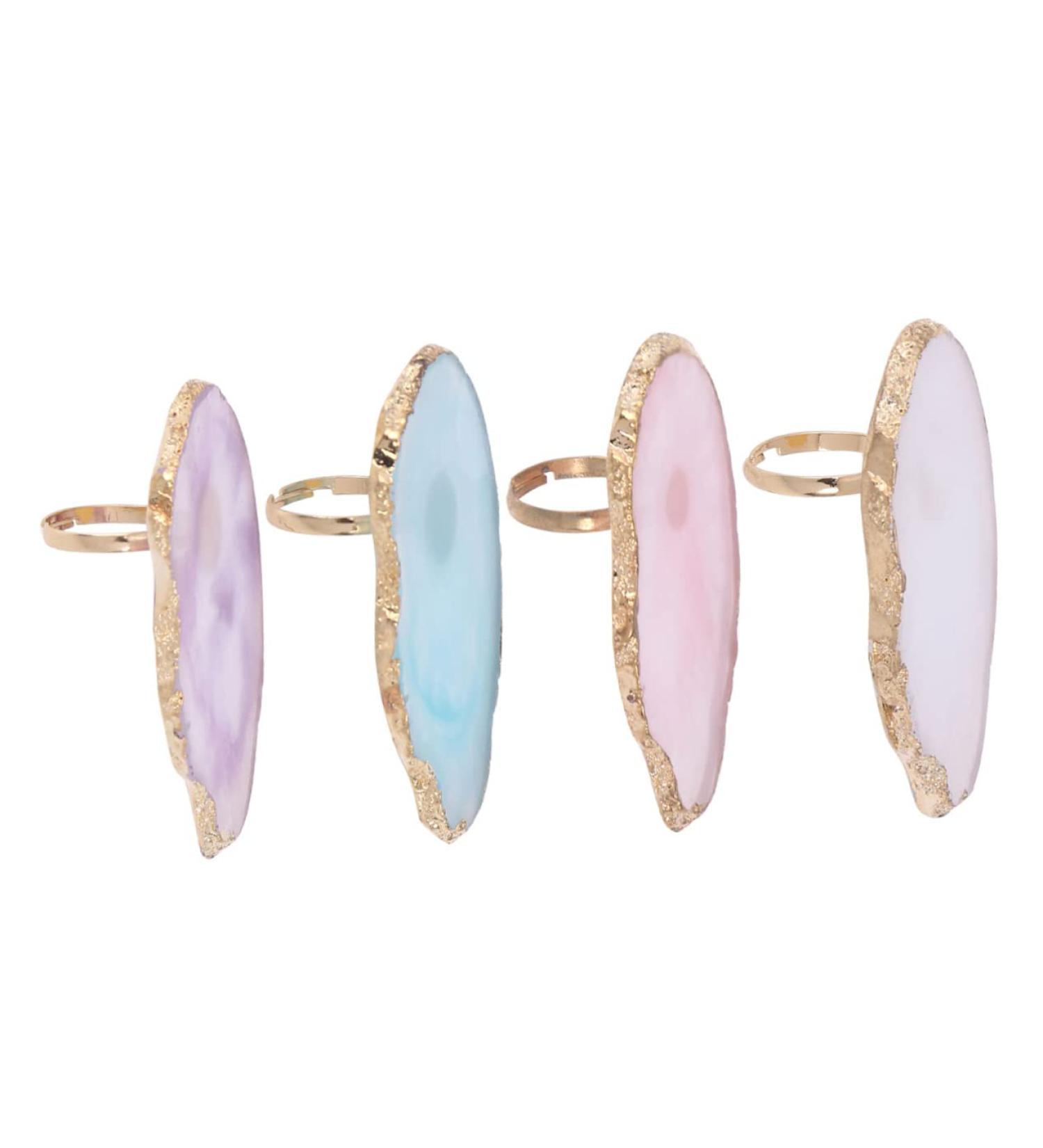  BIUDECO Nail Polish Foundation Mixing Ring White Makeup Mixing Tray Paint Drawing Color Nail Plate White Color Plate - Buy Online on GoSupps.com