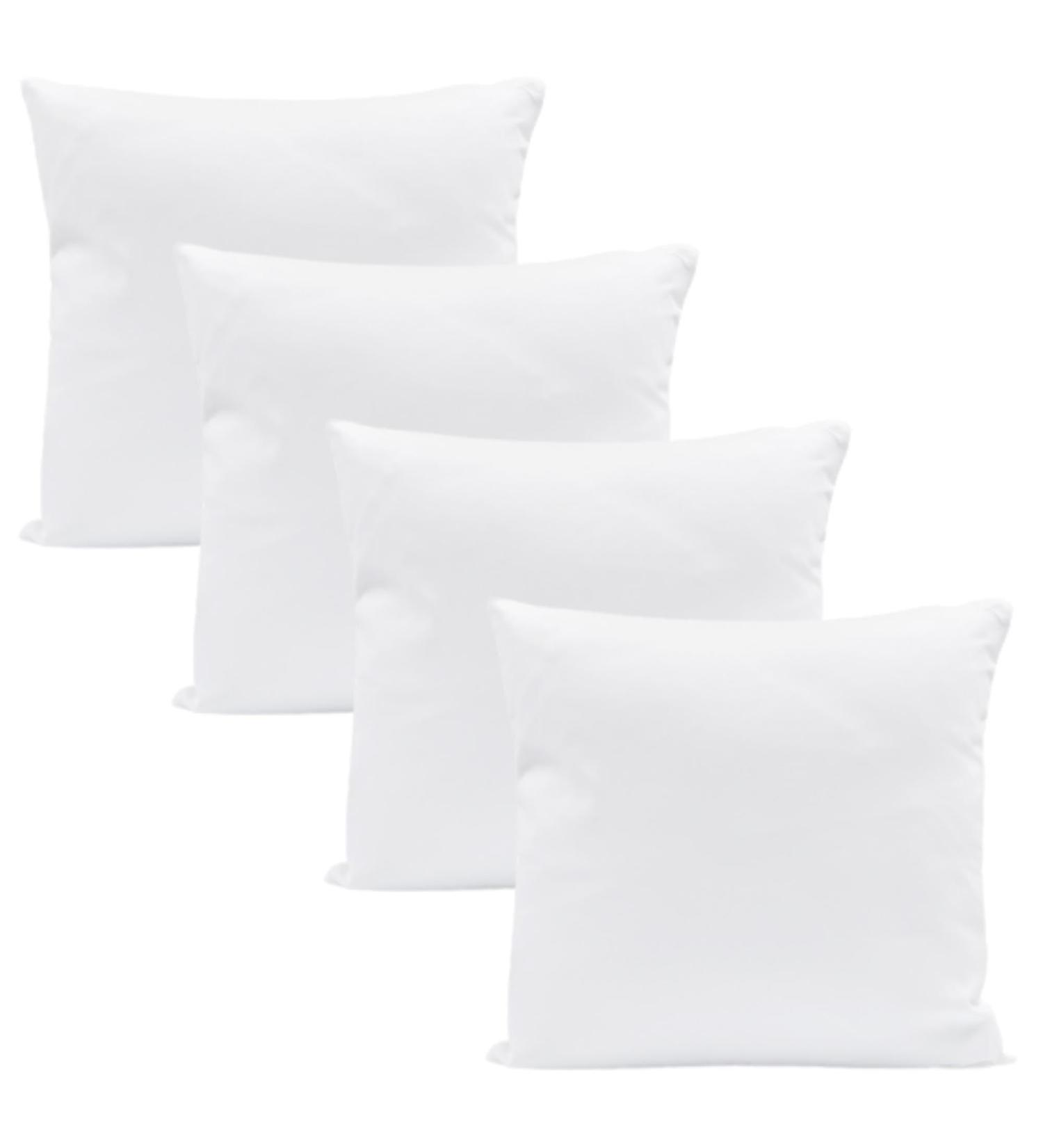 Amazinggirl 4er Set Quilted Microfiber Pillows 45x45 cm - Soft White Bed & Sleeping Pillows - Buy Online on GoSupps.com