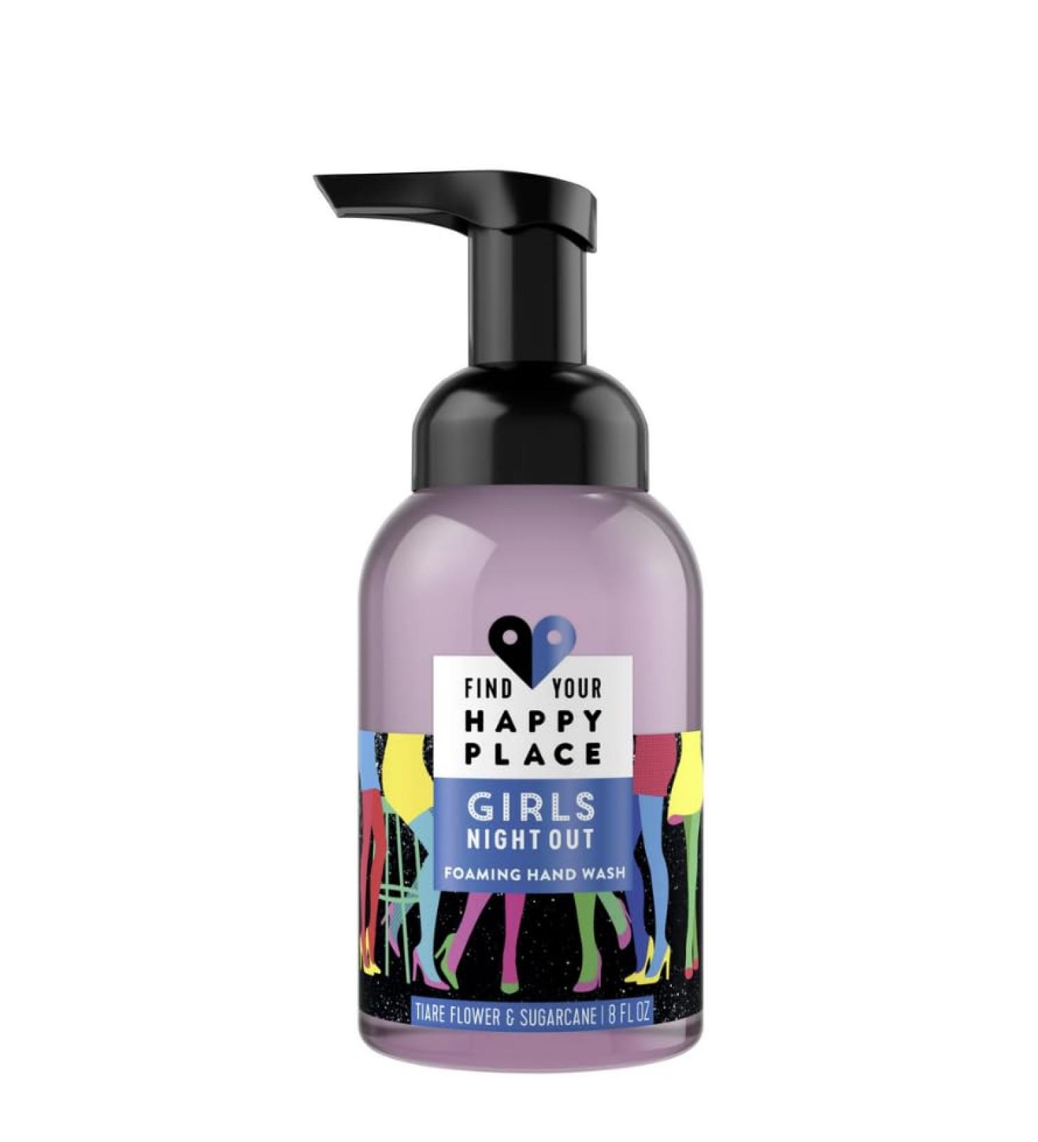 Find Your Happy Place Foaming Liquid Hand Wash Girls' Night Out Tiare Flower and Sugarcane 8 fl. oz.
