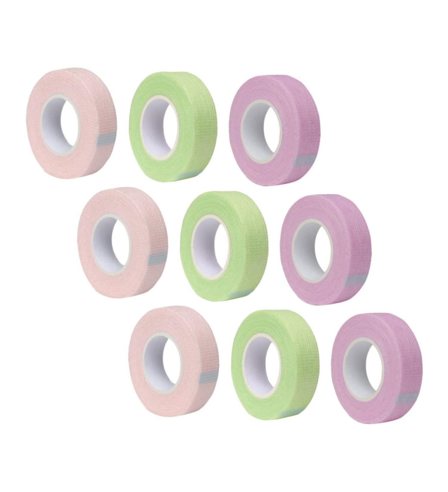 High-Quality 9 Rolls Lash Tape - Eyelash Extension & Grafting Supplies | Medical Adhesive Makeup Tape for Women - Buy Online on GoSupps.com