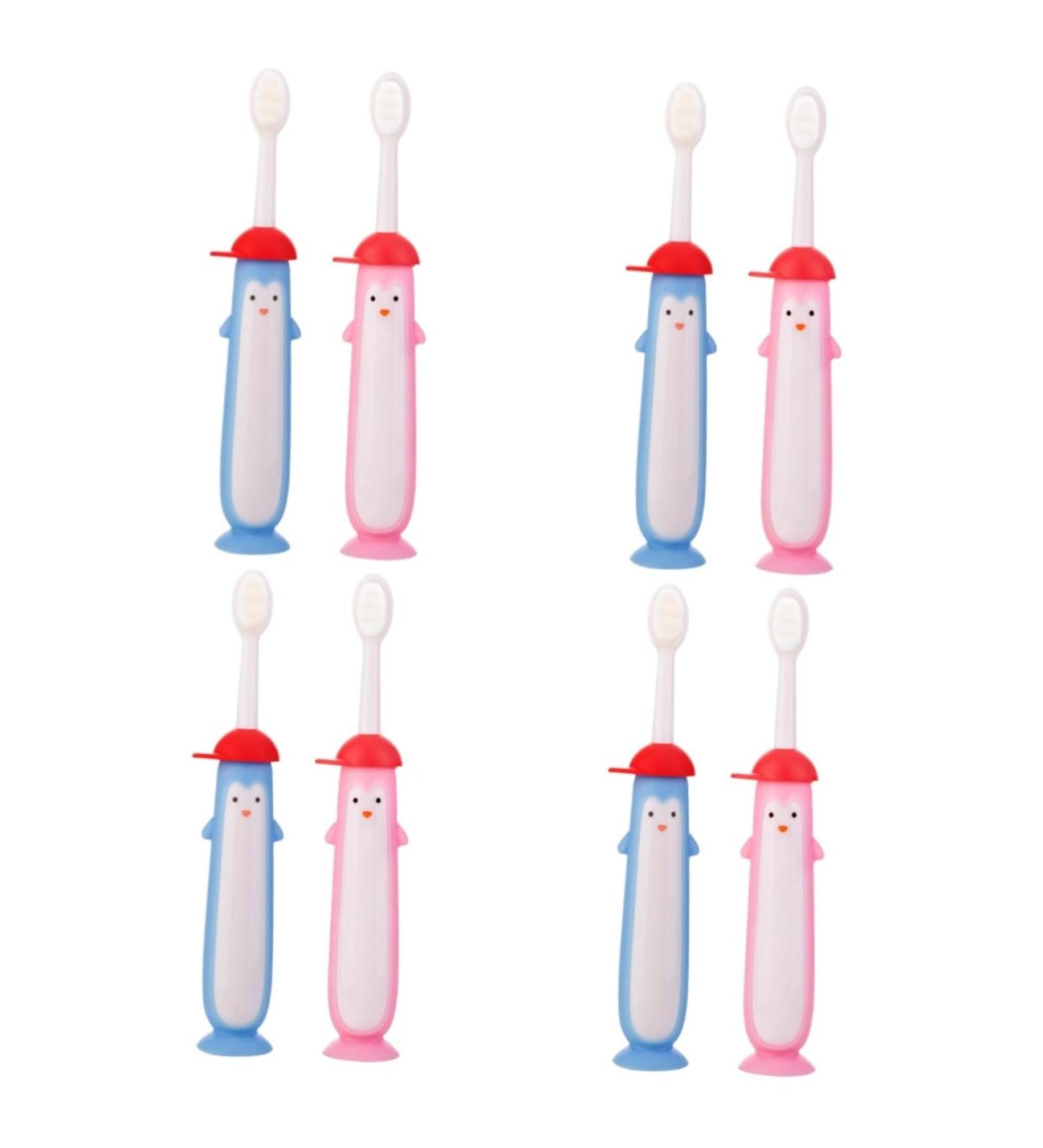 Beavorty 8 Pcs Kids Toothbrush Set - Durable PP Accessories for Daily Use & Travel | International Shipping - Buy Online on GoSupps.com