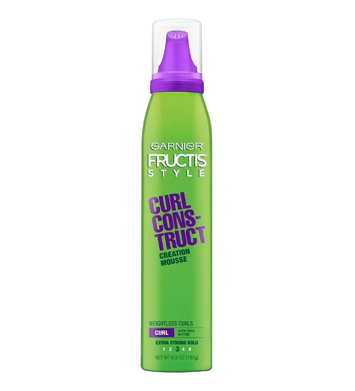 Garnier Fructis Style Curl Construct Creation Mousse 6.8 oz - Pack of 2 | Extra Strong Hold | Unscented - Buy Online on GoSupps.com