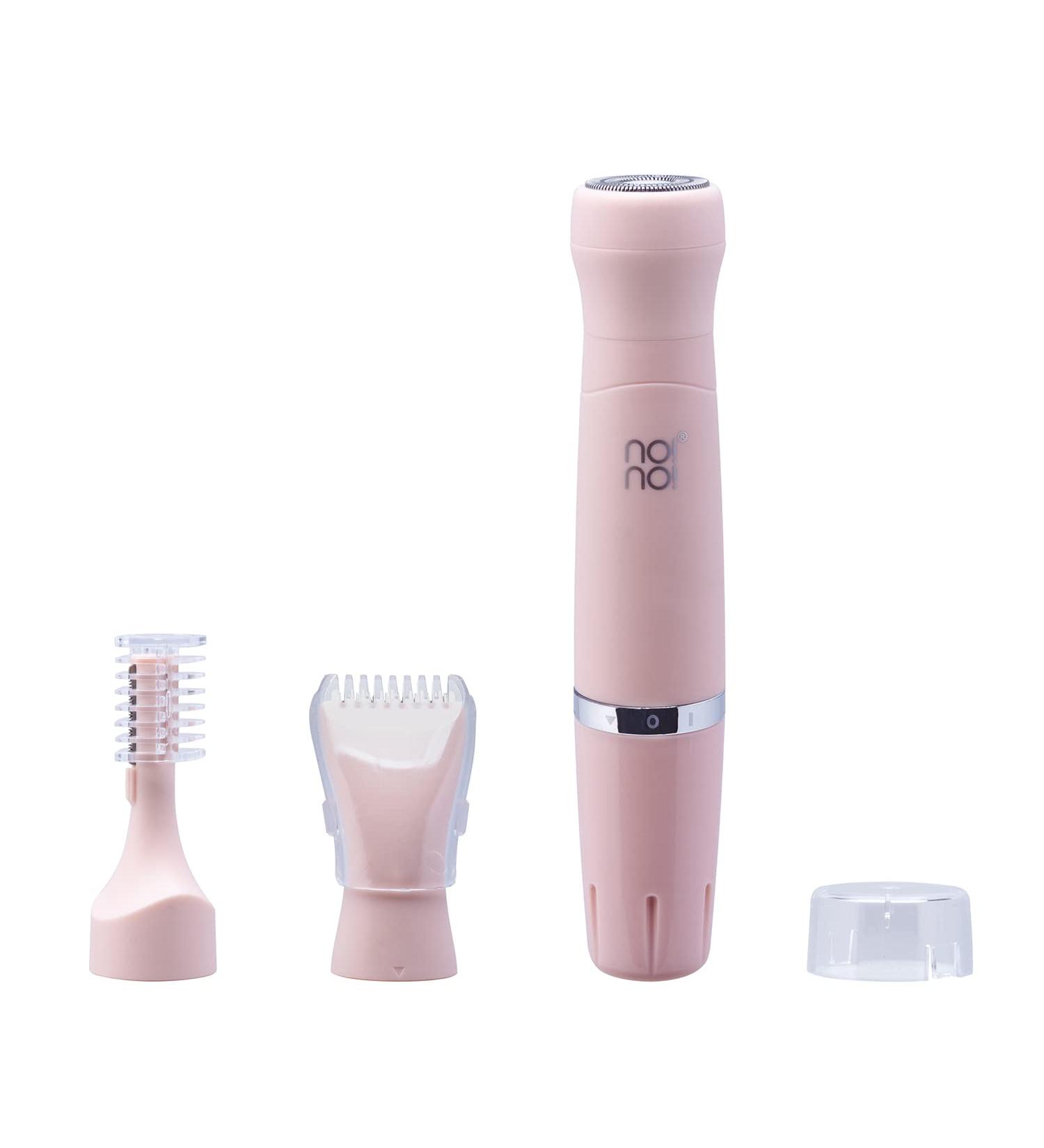 no!no! Expert - Women's Hair Removal Device | 3 Attachment Heads | Face, Body, Bikini | Cordless & Portable | Pain-Free Solution - Buy Online on GoSupps.com