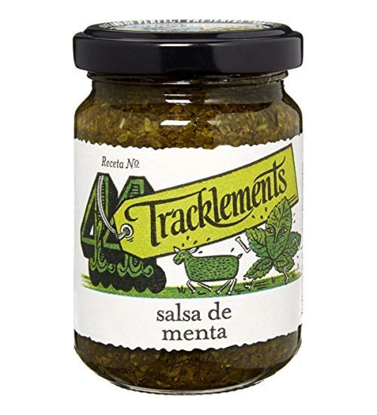 Tracklements Tracklements - Mint-flavored concentrated sauce - Ideal for roasting lamb and potatoes - 180g