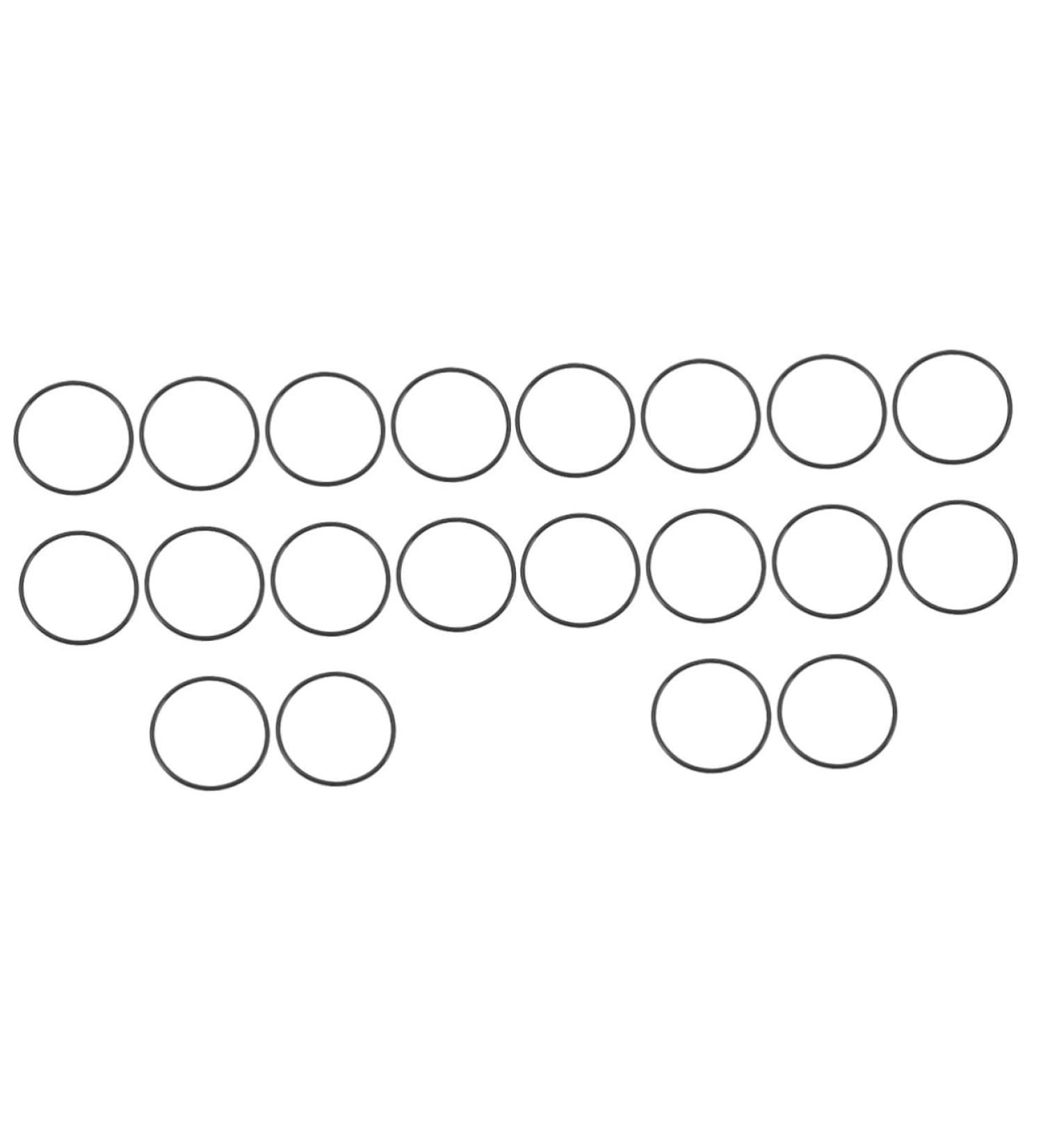 FAVOMOTO 40 Pcs Hand ring child jelly rubber band elastic Bracelet jewelry silicone jelly bracelets Gift silicone bracelets rave bracelets wristband friendship bangles Hair ring 5.8x5.8cmx2pcs Blackx2pcs - Buy Online on GoSupps.com