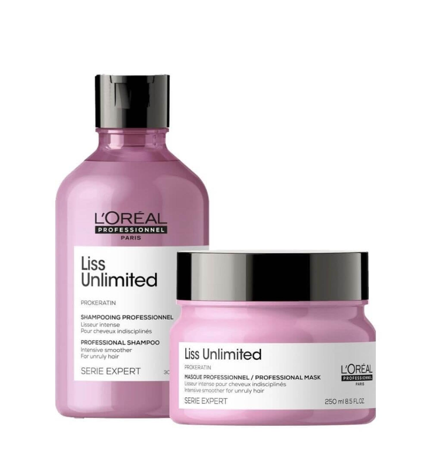 L'Or al Professionne Liss Unlimited Intense Smoothing Routine - Buy Online on GoSupps.com