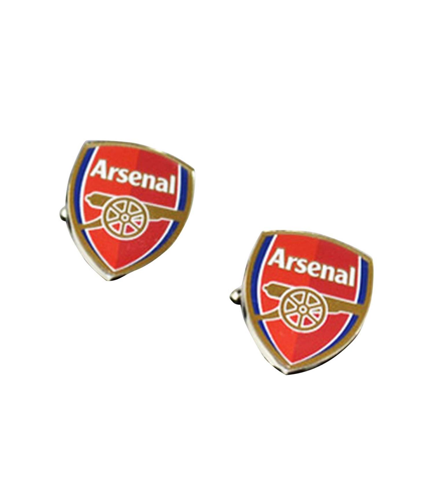 ARSENAL FC Official Players Cufflinks Red Club Crest