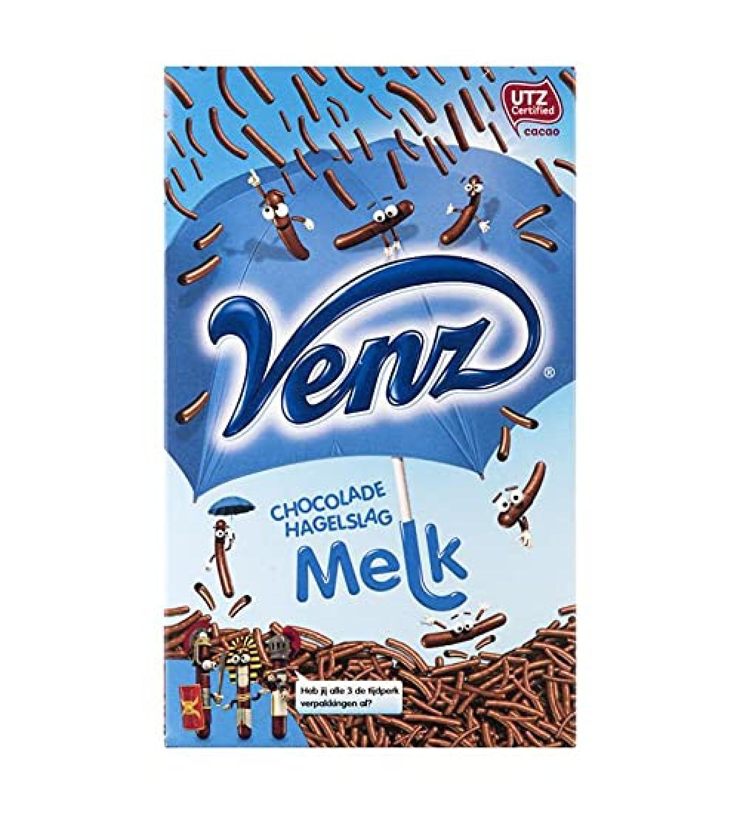 Venz Hagelslag Chocolat au lait Sprinkles Pain Topping propagation 400G