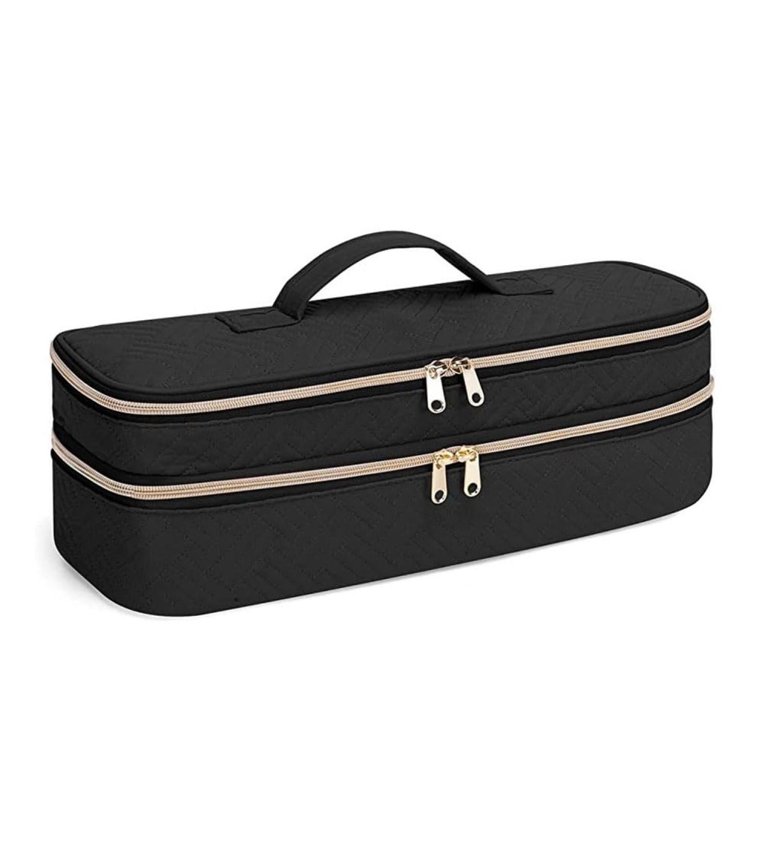 ecaqlin Carrying Case Hair Dryer/Volumizer/Styler Hair Tools Insulated Storage Bag Organizer for Hair Stylist with Dividers - Buy Online on GoSupps.com