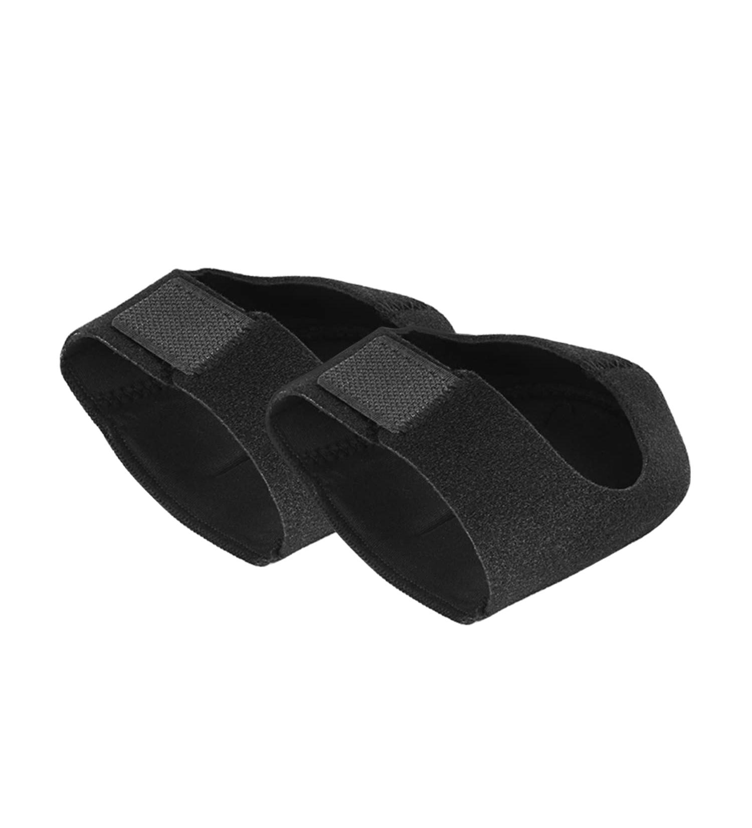 SupreGear Plantar Fasciitis Heel Cups 2-Pack - U Shape Gel Pad Heel Cushion Protectors for Men & Women - Black L - Buy Online on GoSupps.com
