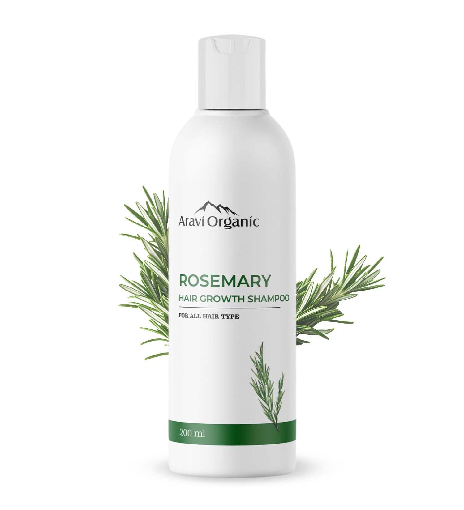 Rosemary Hair Growth Shampoo - Sulfate & Paraben Free - Enriched with Green Tea & Caffeine - For All Hair Types - 6.7 FL Oz | Ideal for Men & Women - International Shipping Available - Buy Online on GoSupps.com