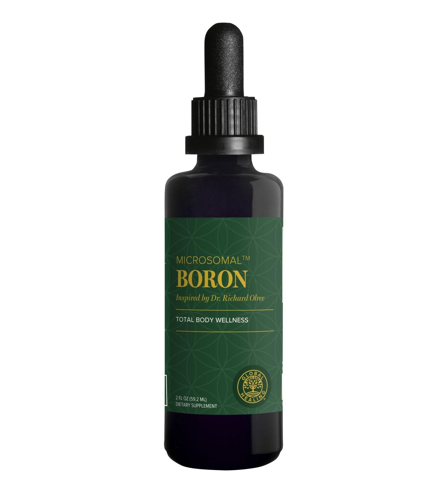 Global Healing Center - Boron Supplement for Men and Women - More Bioavailable Than Liposomal for Bone Health Metabolism and Enhanced Magnesium Absorption 5 mg (2 Oz) - Buy Online on GoSupps.com