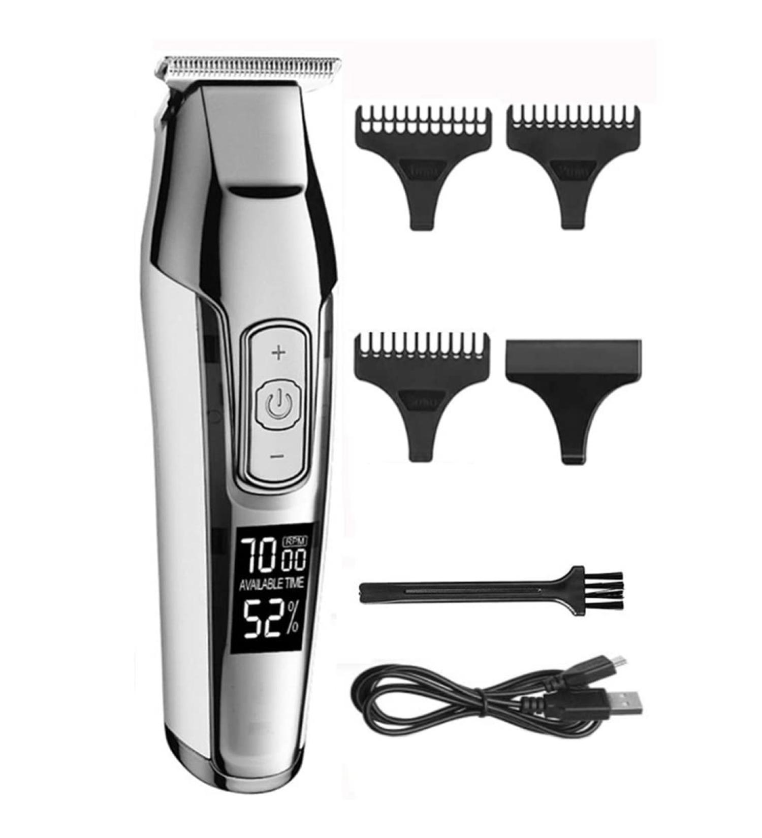 Professional Hair Clippers & Beard Trimmer for Men | Adjustable Speed LED Digital Carving Electric Razor - International Shipping Available - Buy Online on GoSupps.com