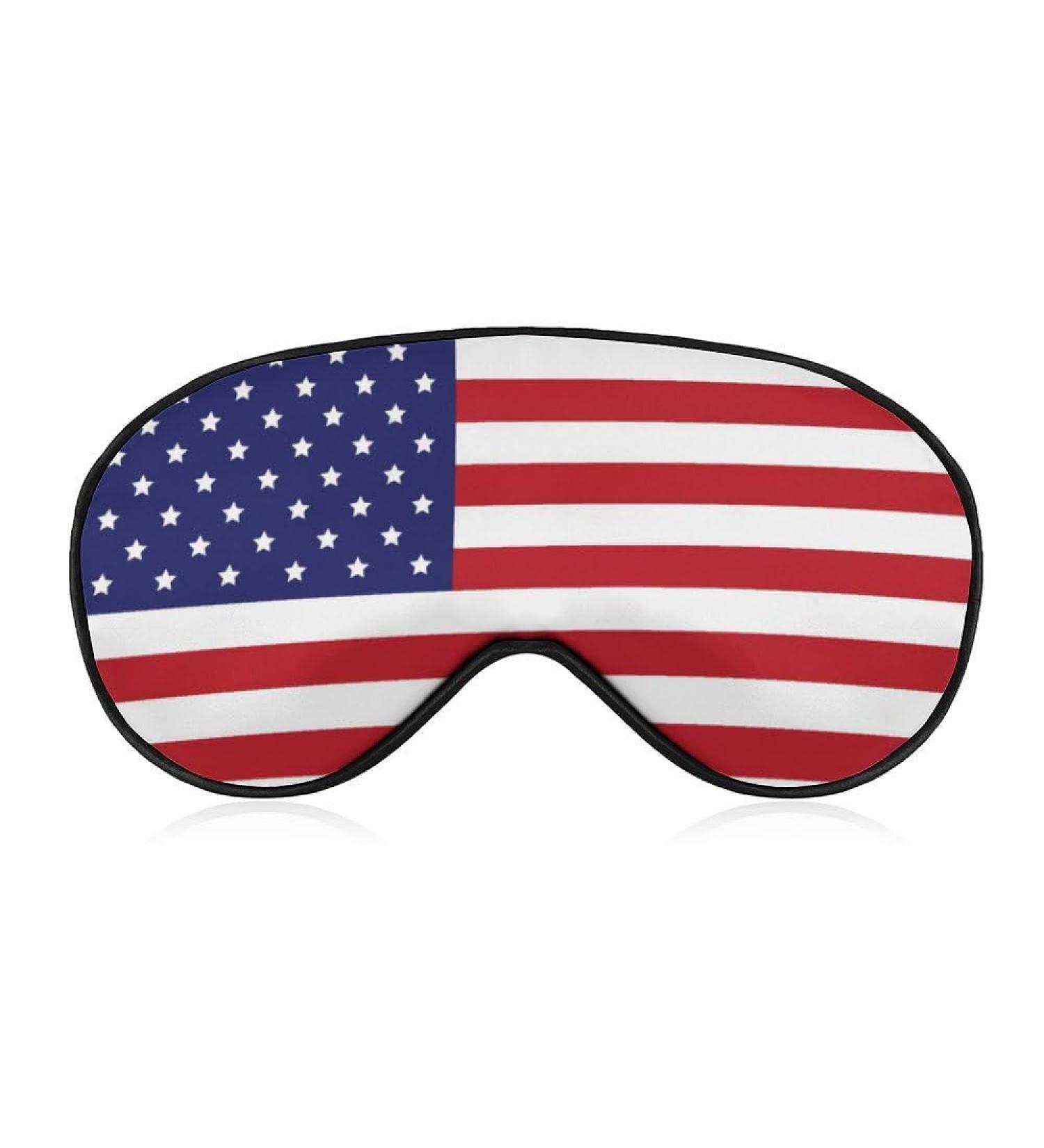 Buy Silk American Flag Sleep Masks - Soft Adjustable Eye Masks for Men & Women | Comfortable & Fun Sleep Solutions - Buy Online on GoSupps.com